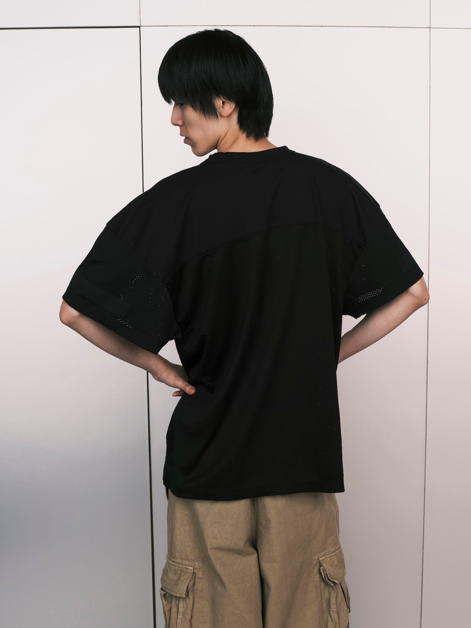 Mesh Football Tee