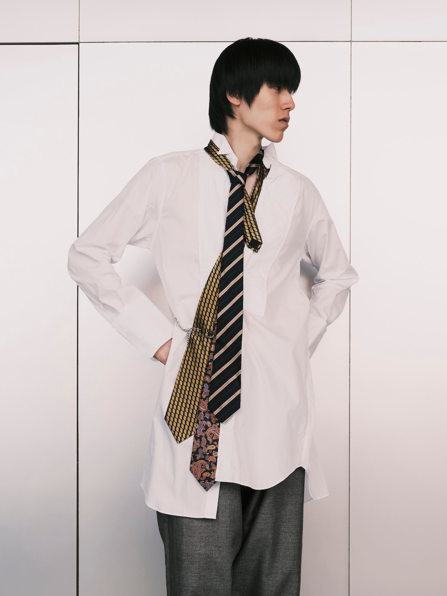 Neckties Longline Shirt