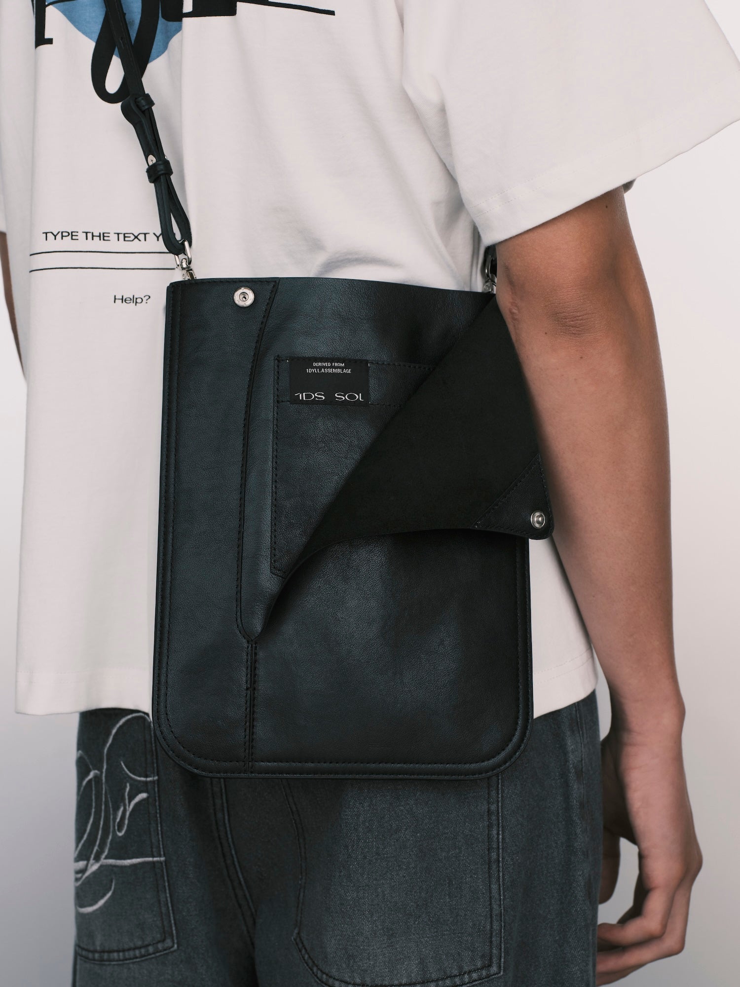 1ds Dimple Flap Crossbody