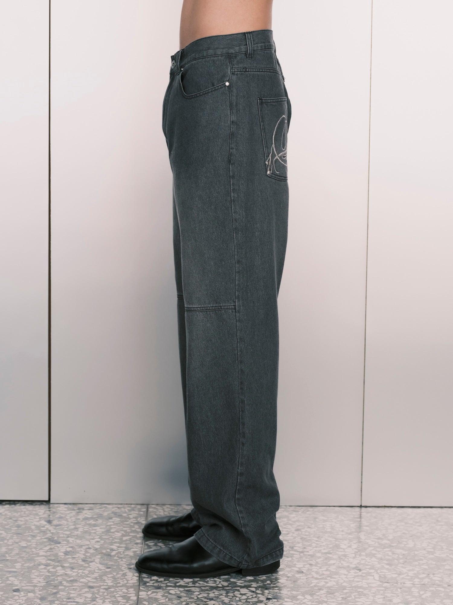 1ds Denim Straight Pants
