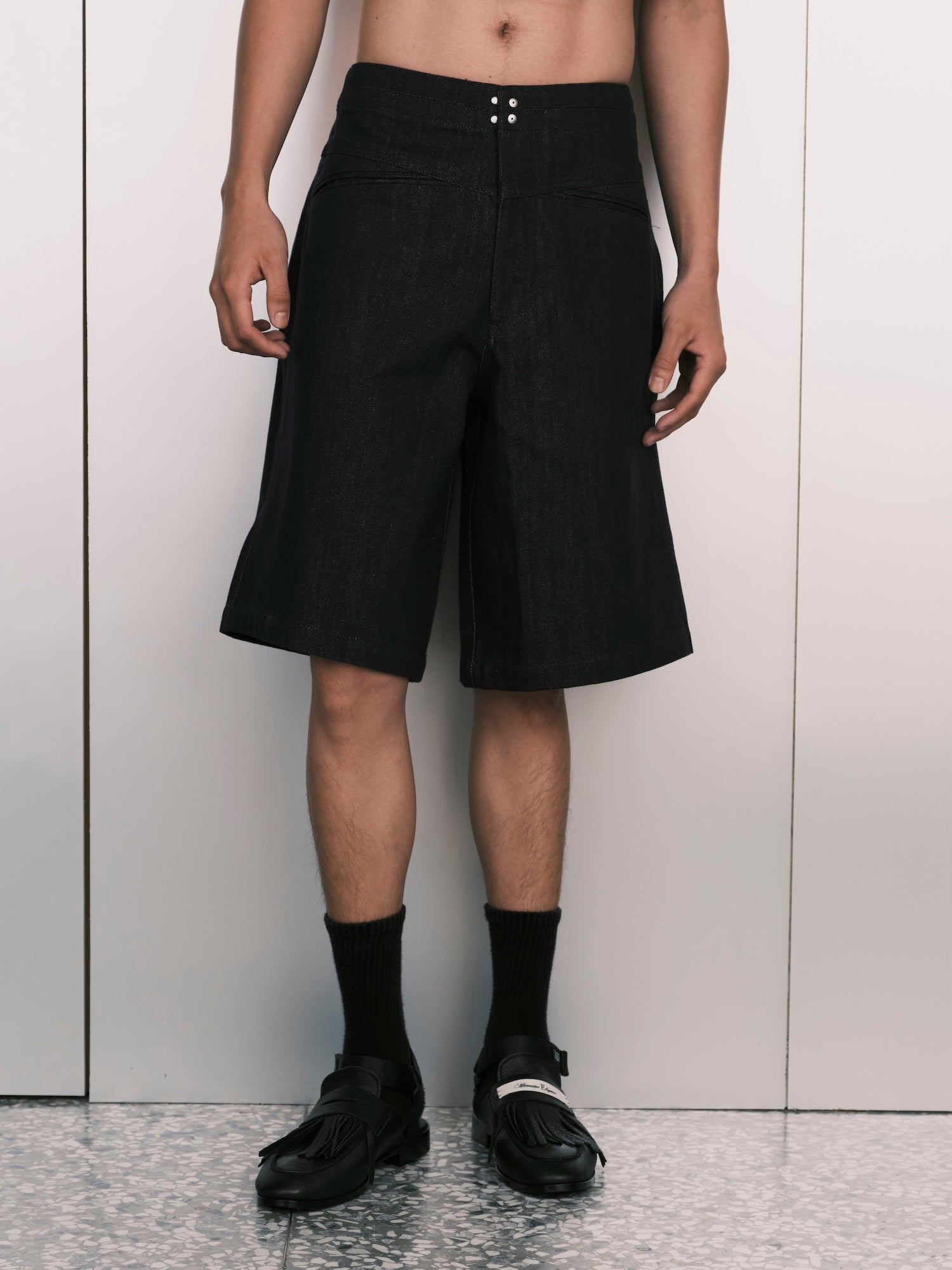 1ds Bias-Pocket Shorts