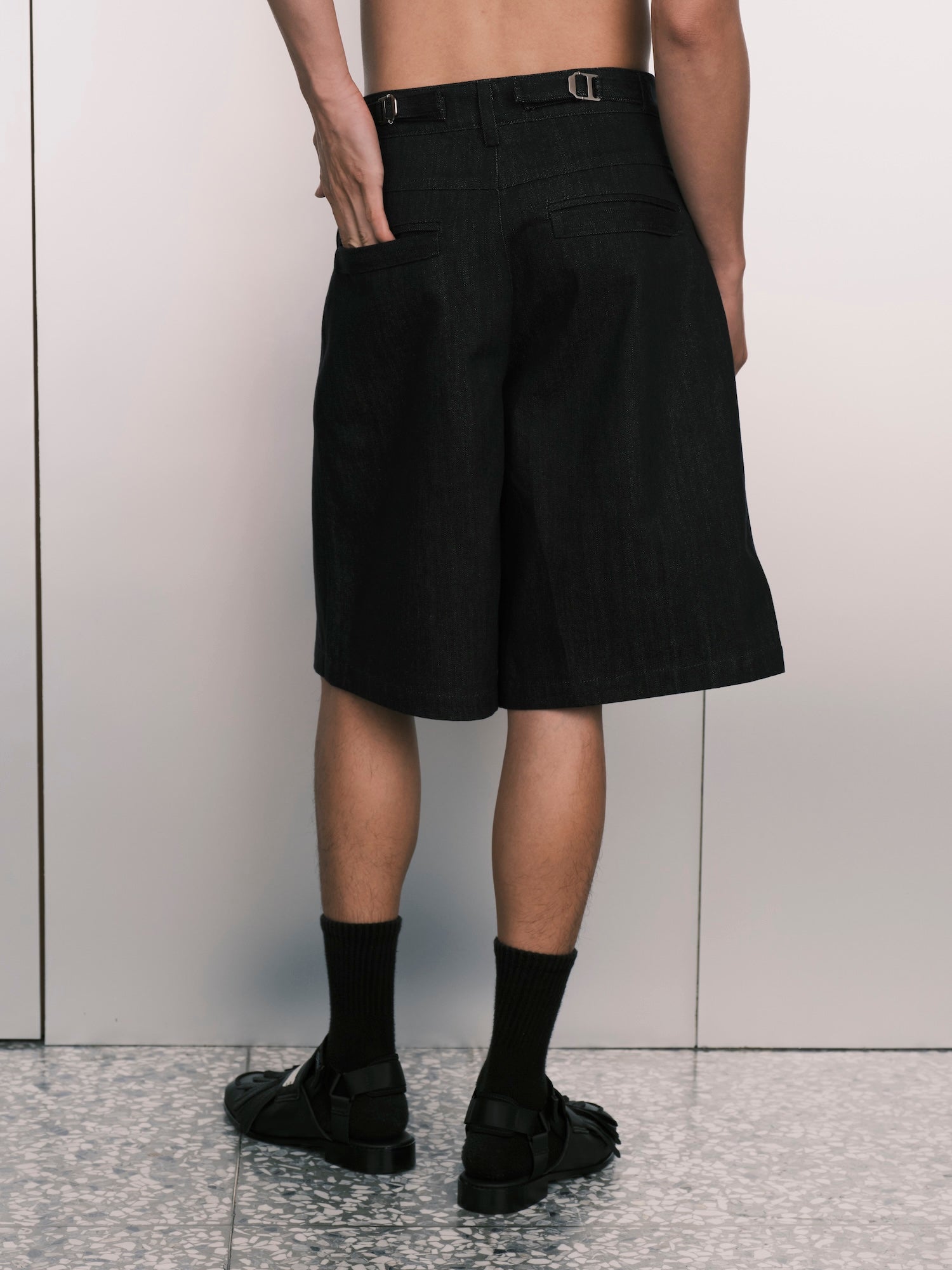 1ds Bias-Pocket Shorts