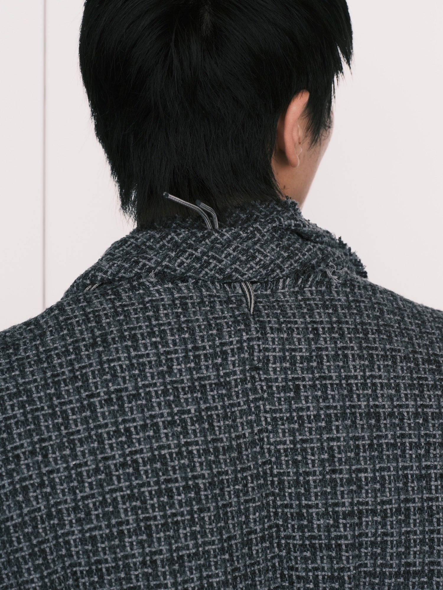 Camping Boucle' Round Neck Jacket