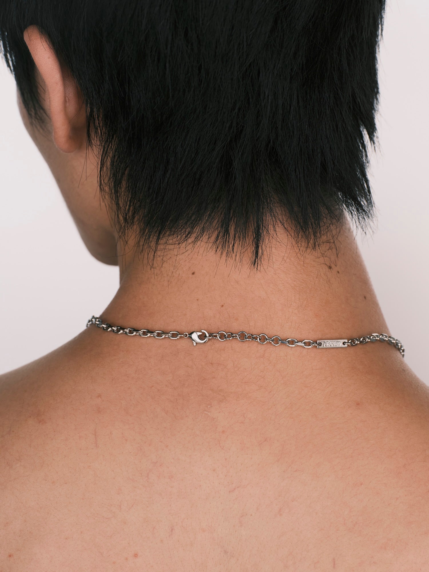 Magliano / Broken Welded Necklace 53 Silver 6107 - Road Sign
