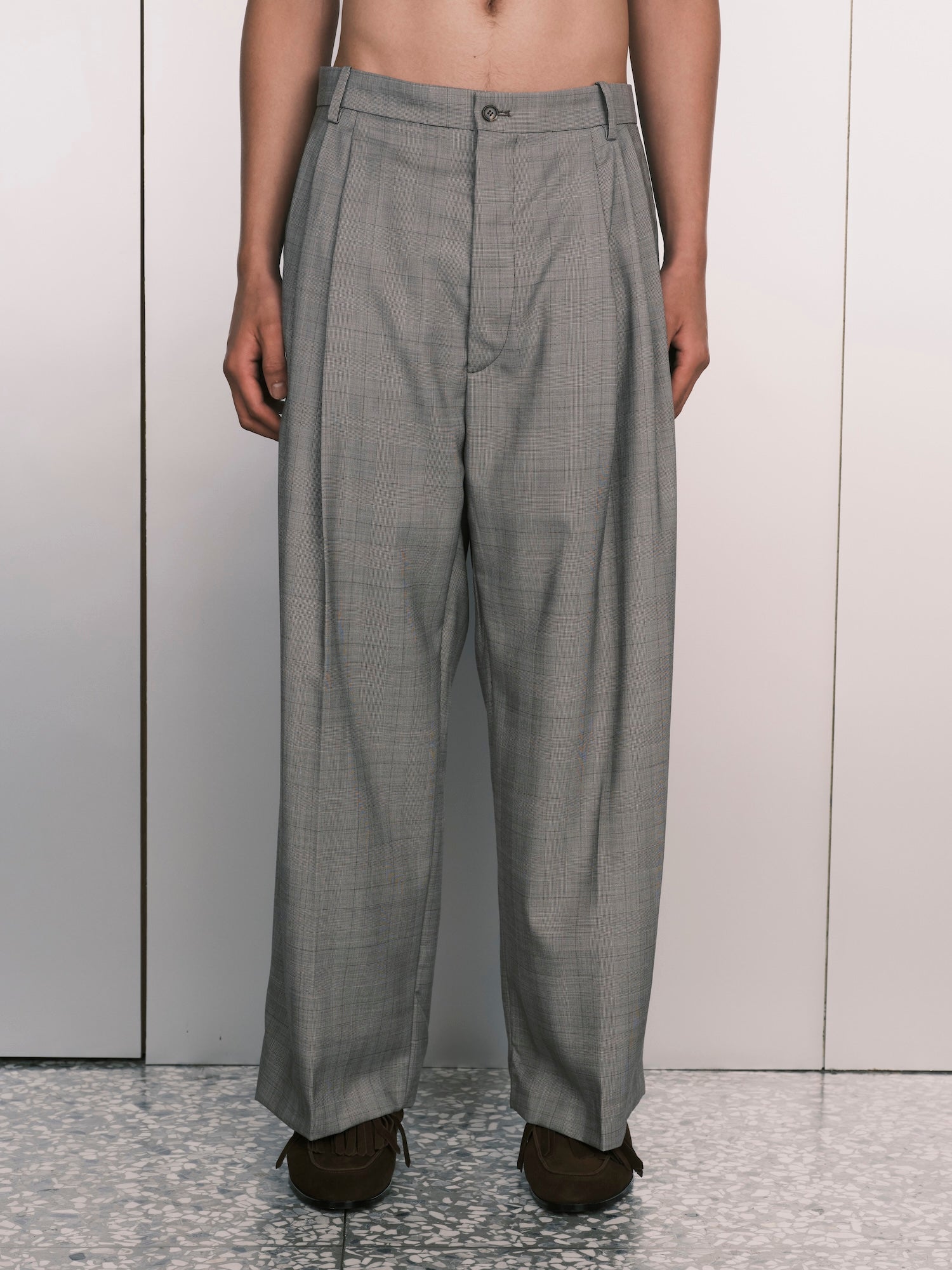 Pleated Pants
