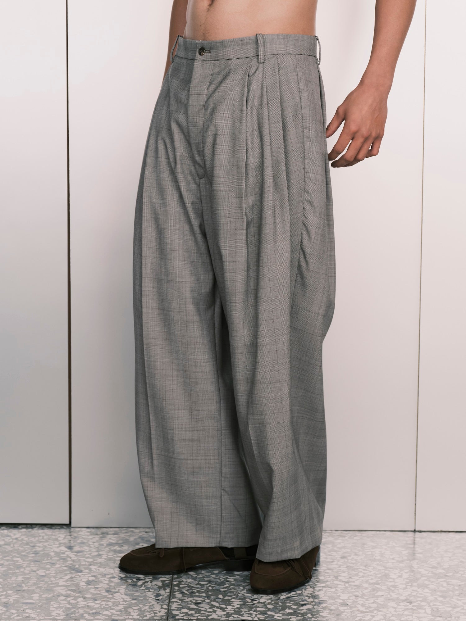 Pleated Pants