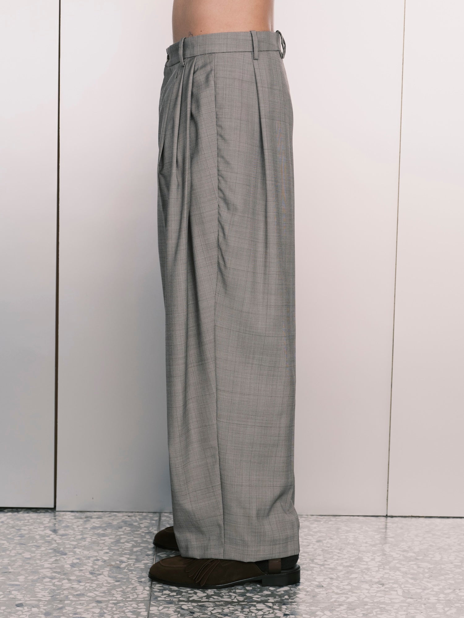 Pleated Pants