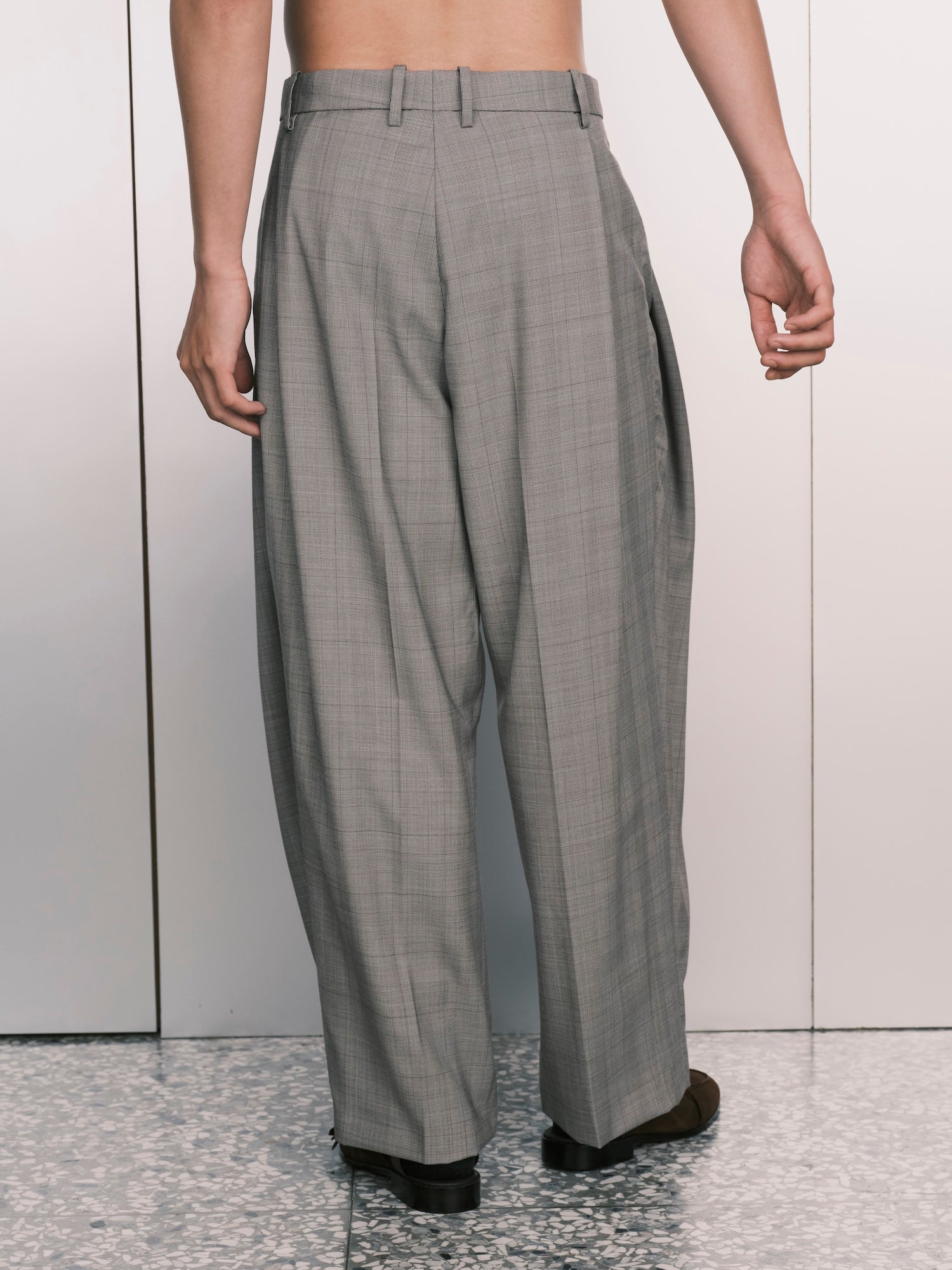 Pleated Pants