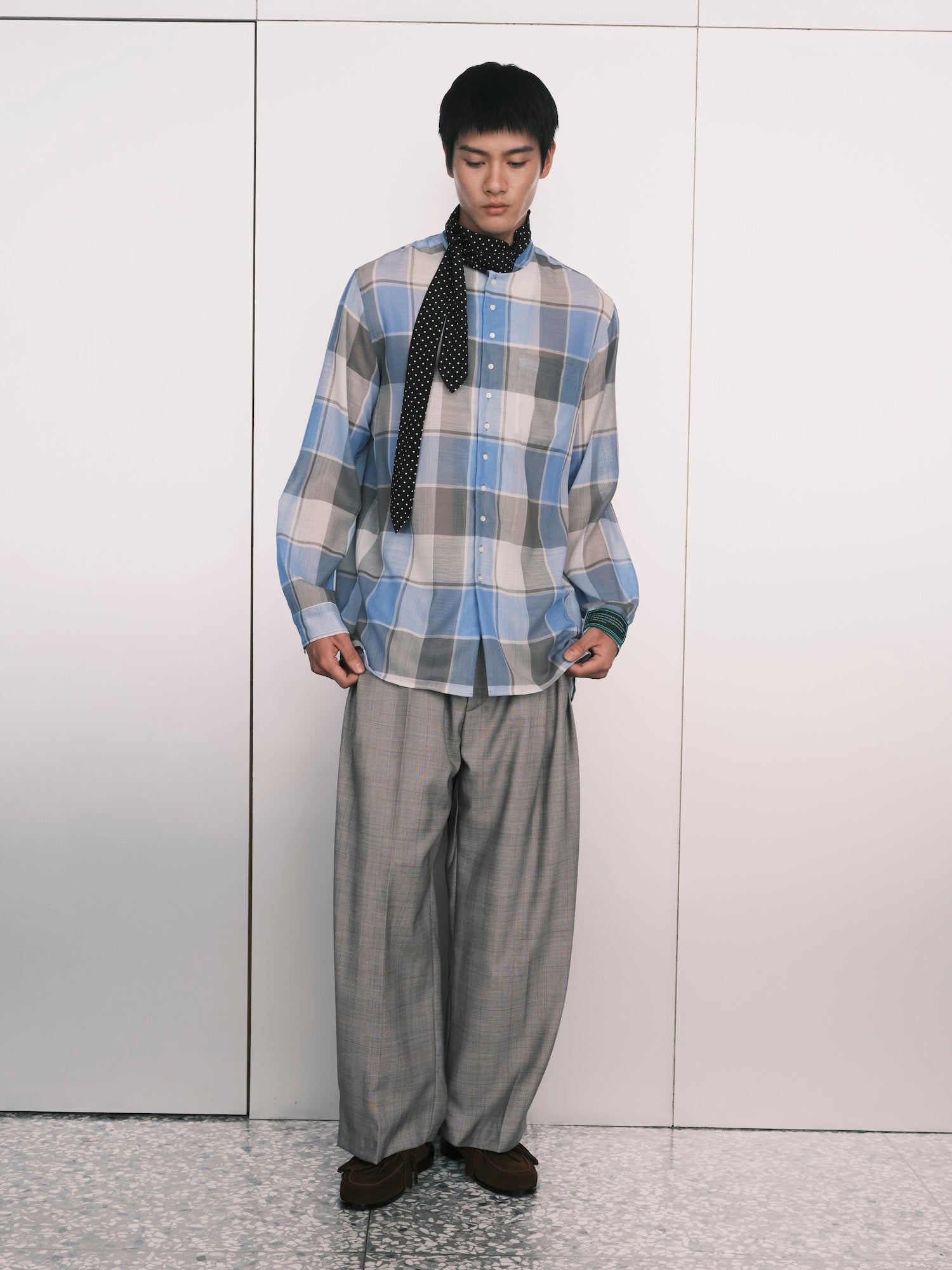 Pleated Pants