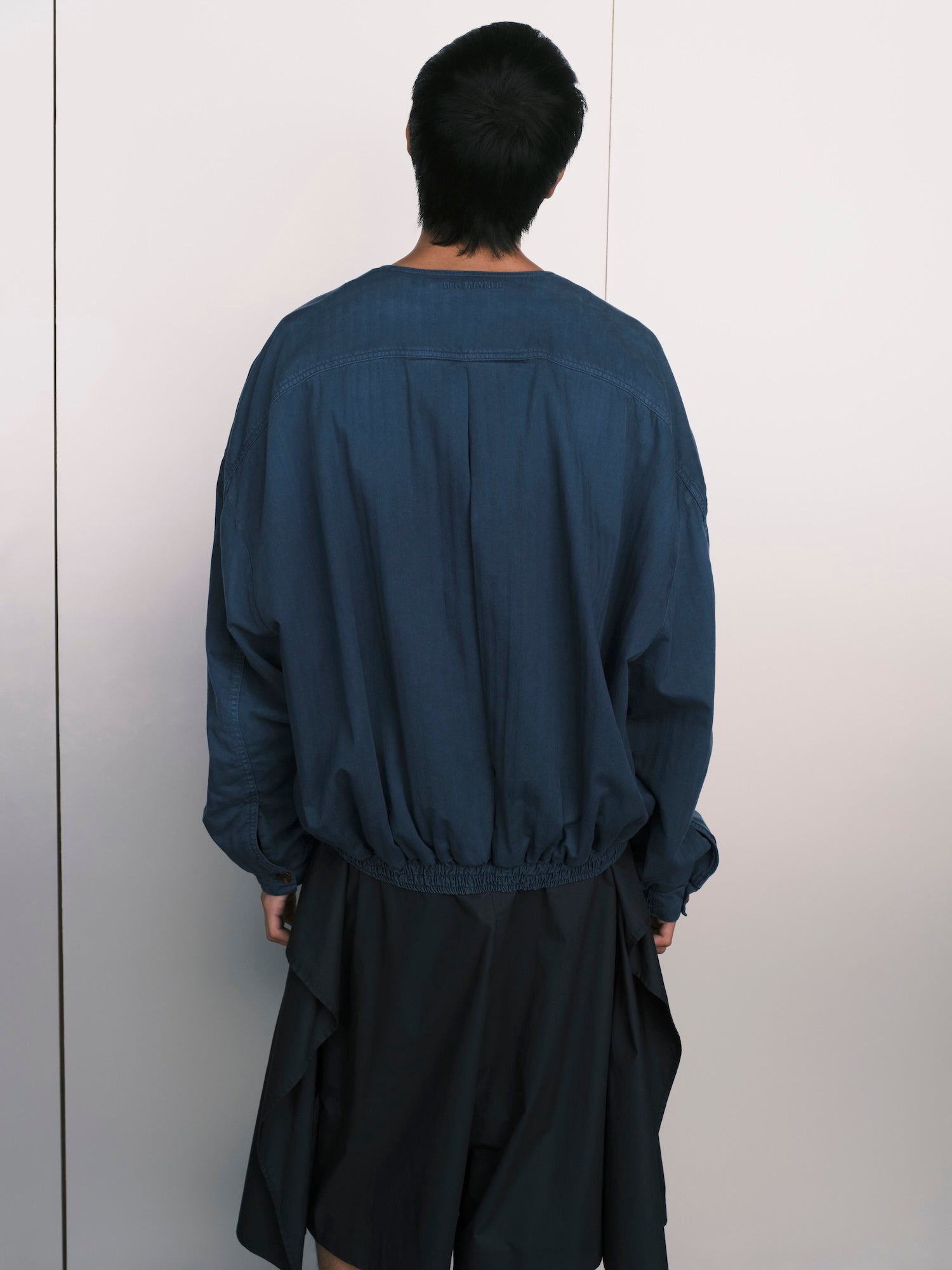 Embroidered Denim Bomber