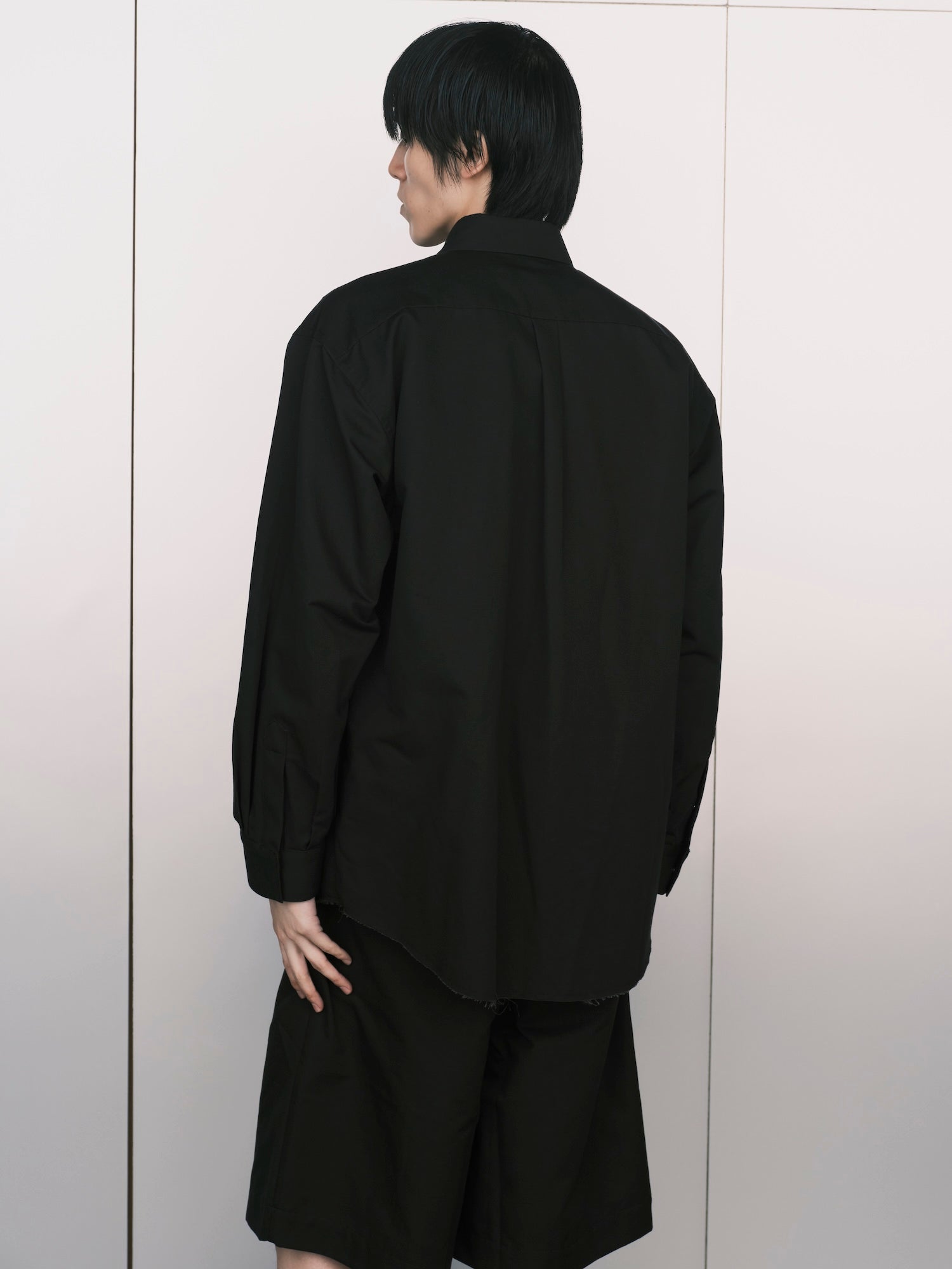 Snap Raw Edge Shirt