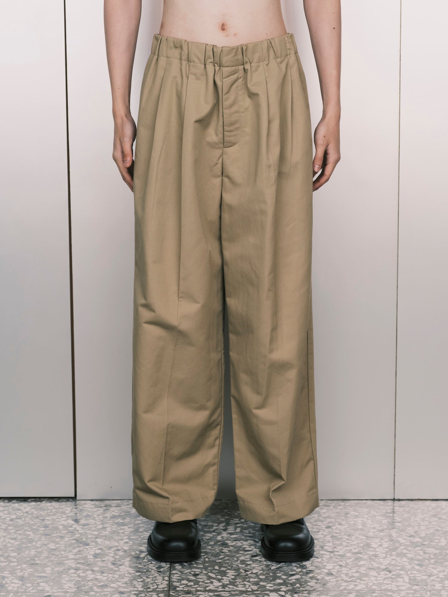 Double Pleated Trousers