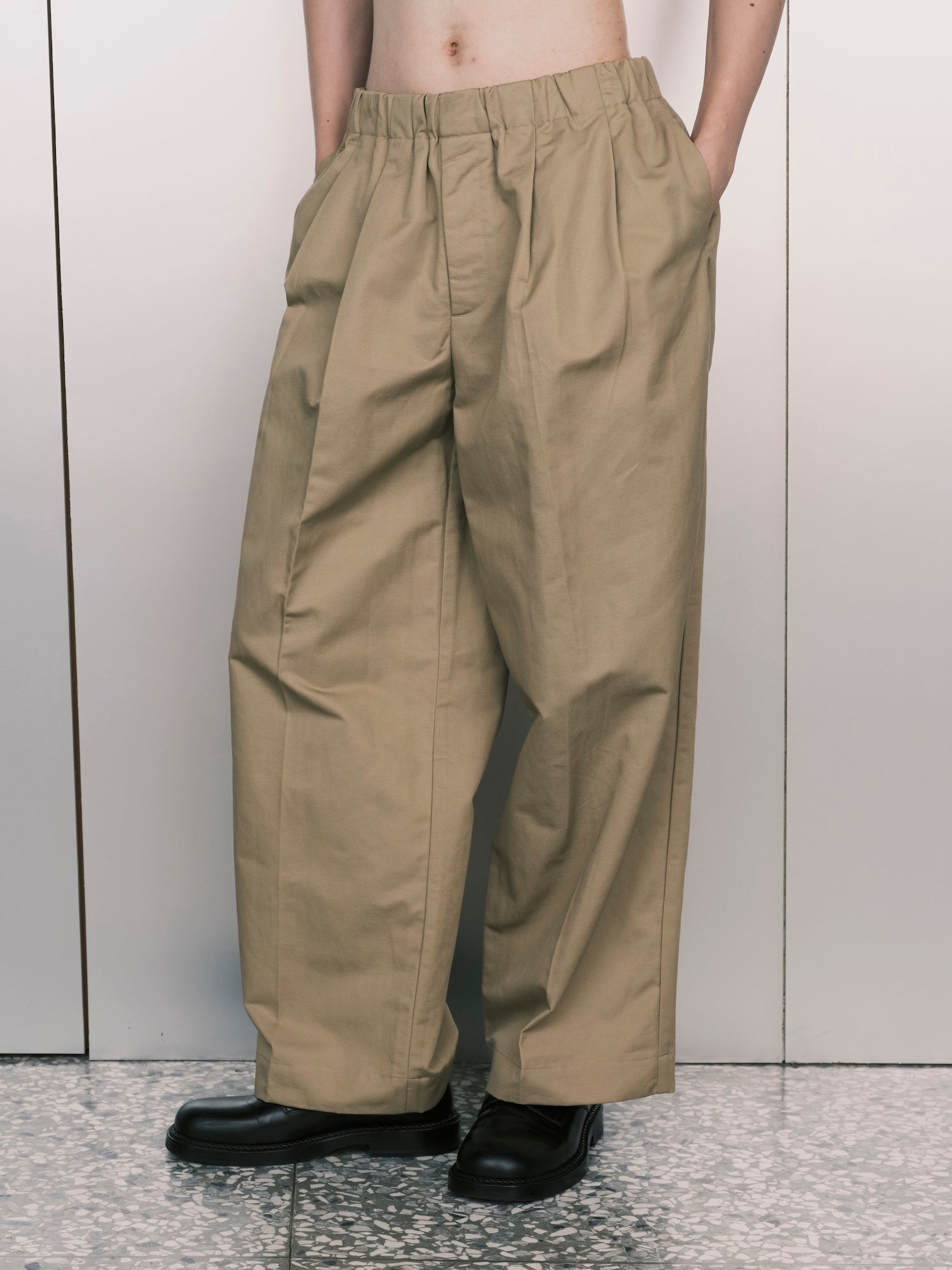 Double Pleated Trousers