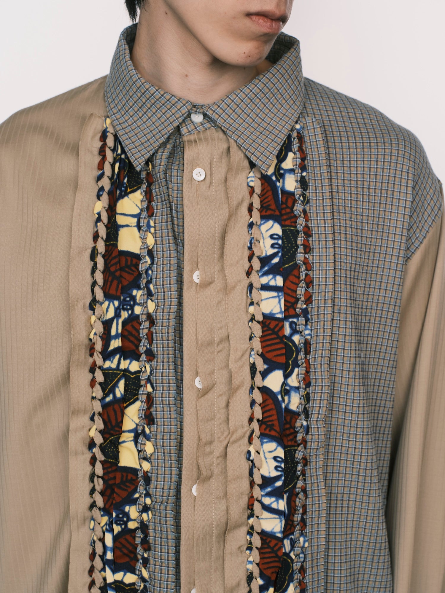 “Mkeka”Fabric- Fletting Shirt