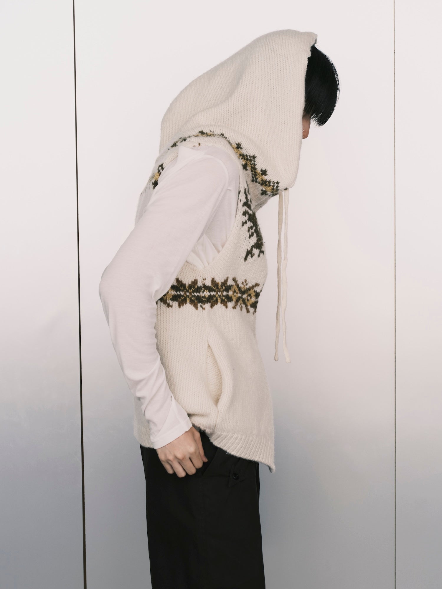 Eagle Fairisle Hooded Gillet