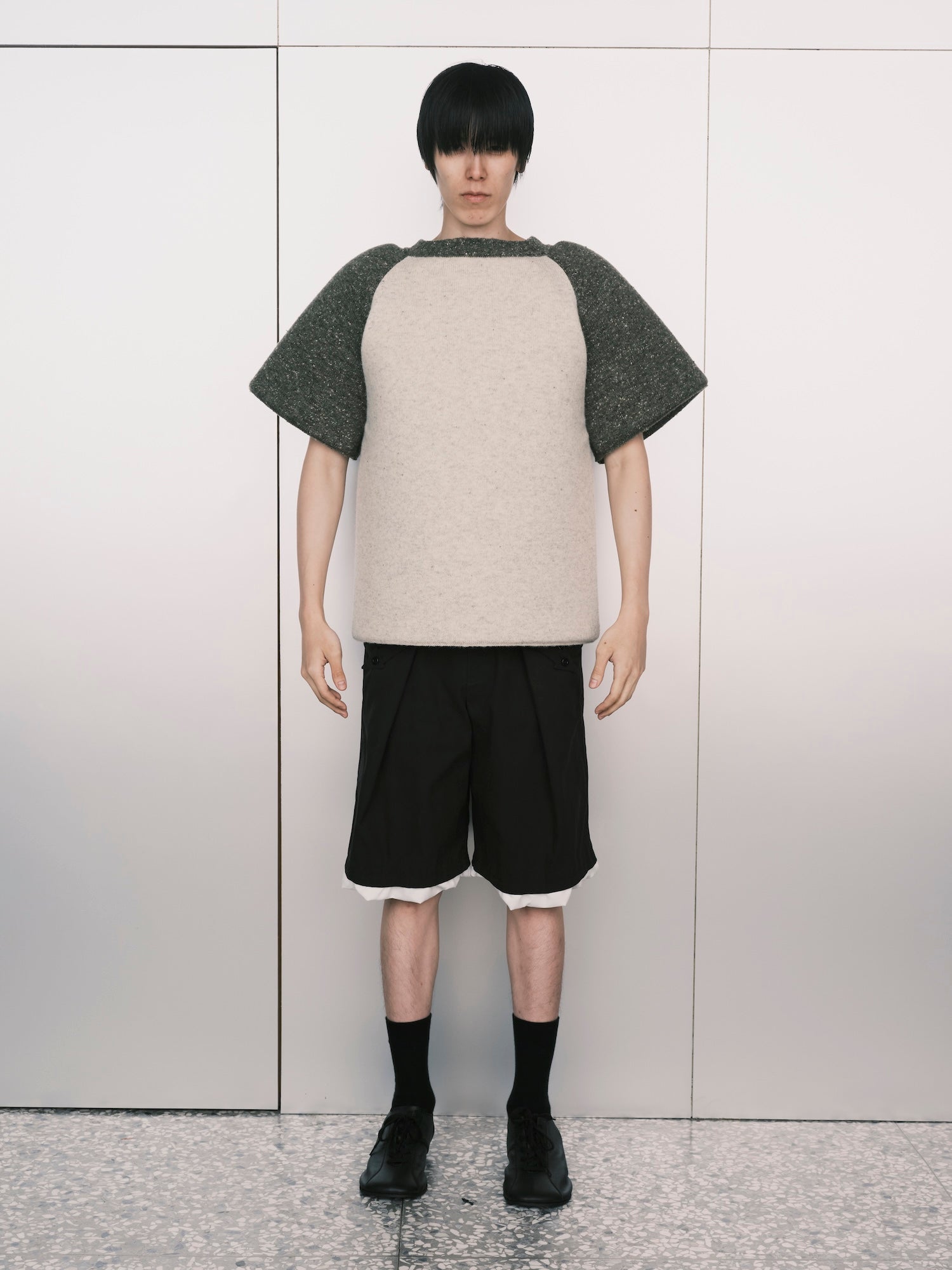 Foam Raglan Knit Tee