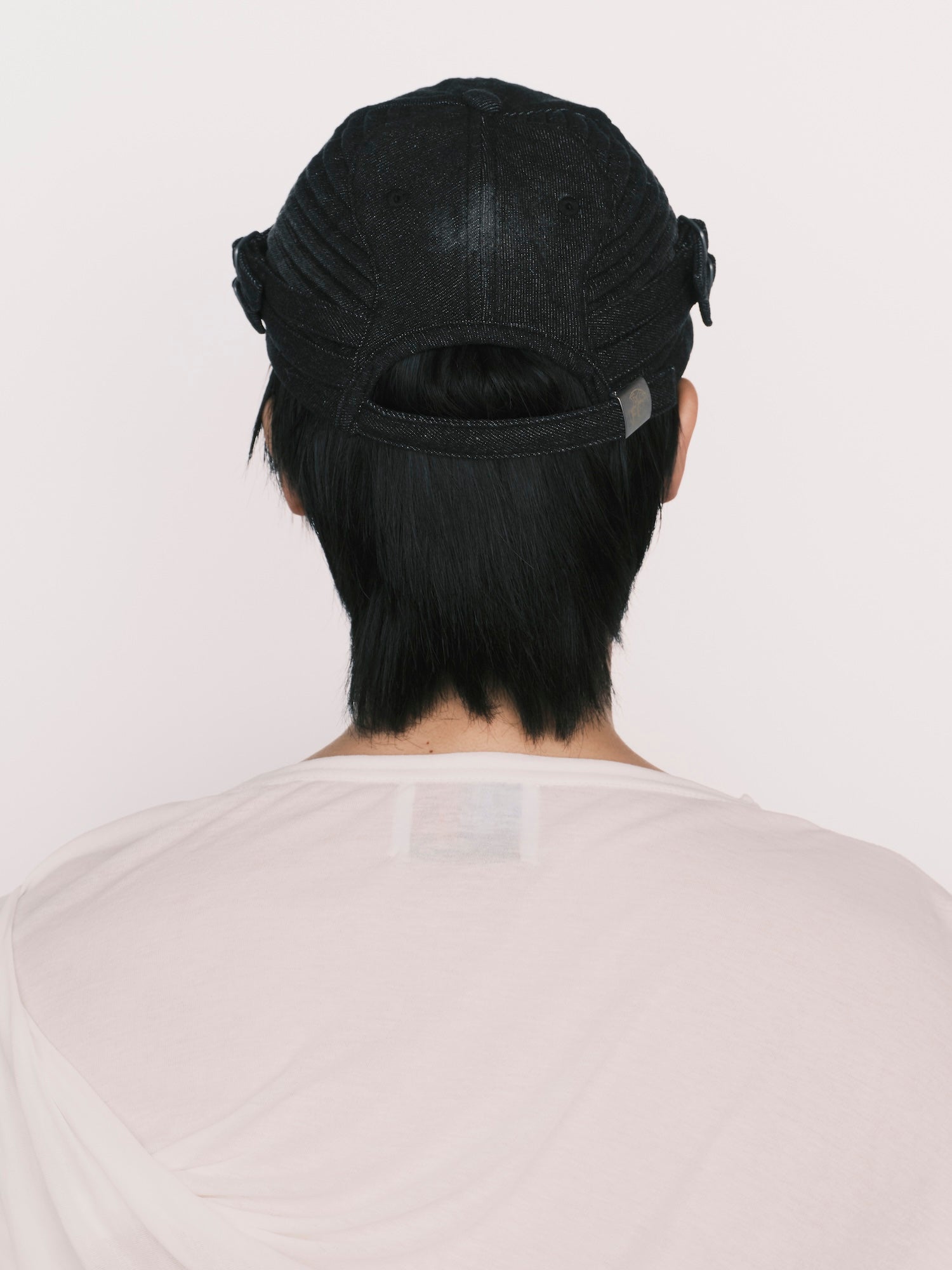 Quilted Denim Cut Cap