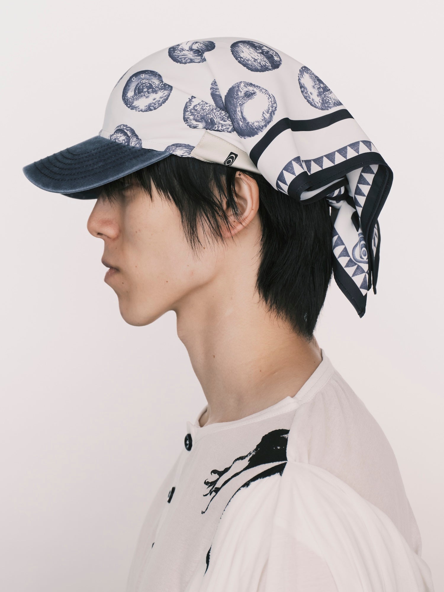 “African Astrology” Self-Tie Scarf Cap