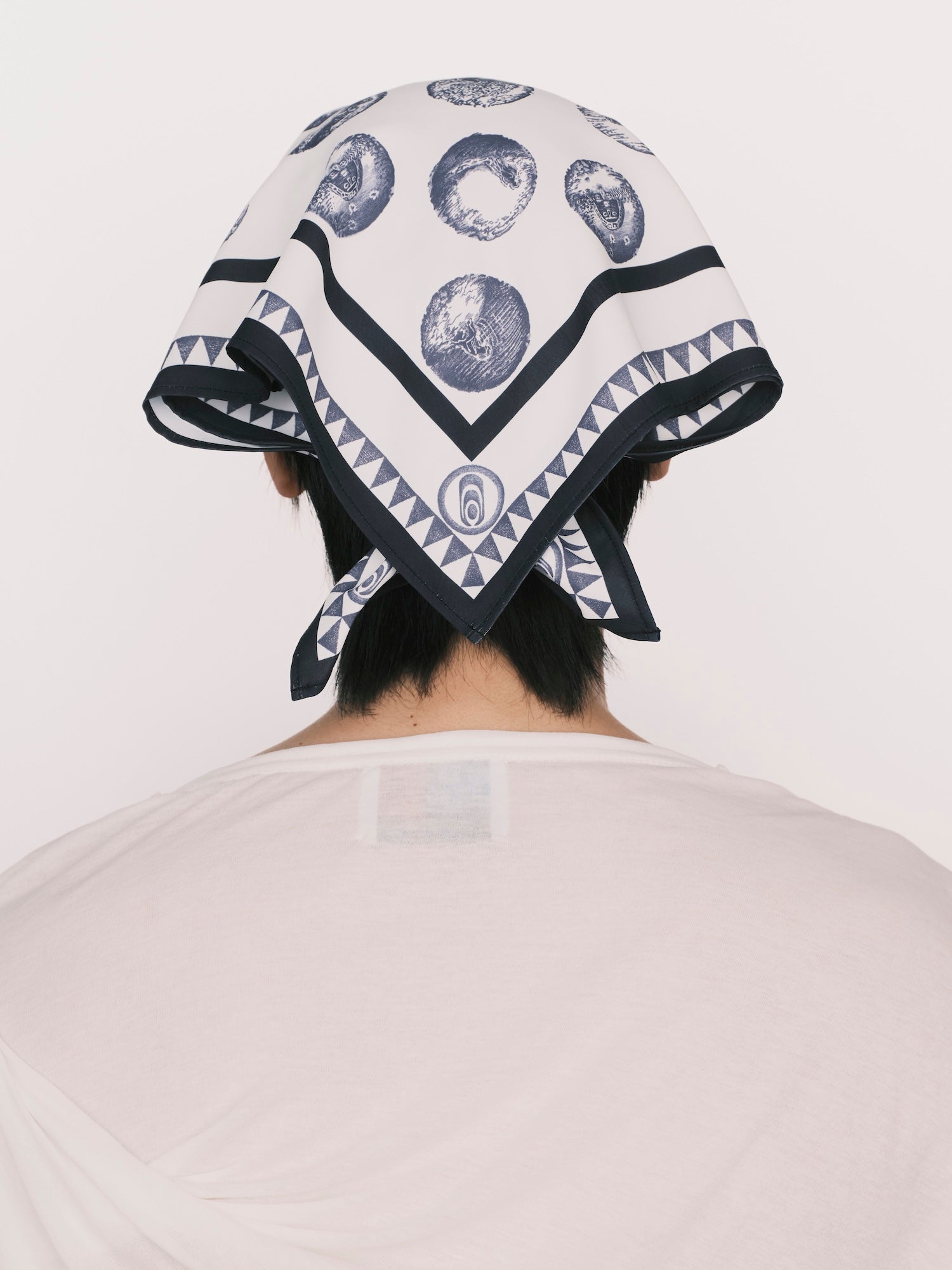 “African Astrology” Self-Tie Scarf Cap