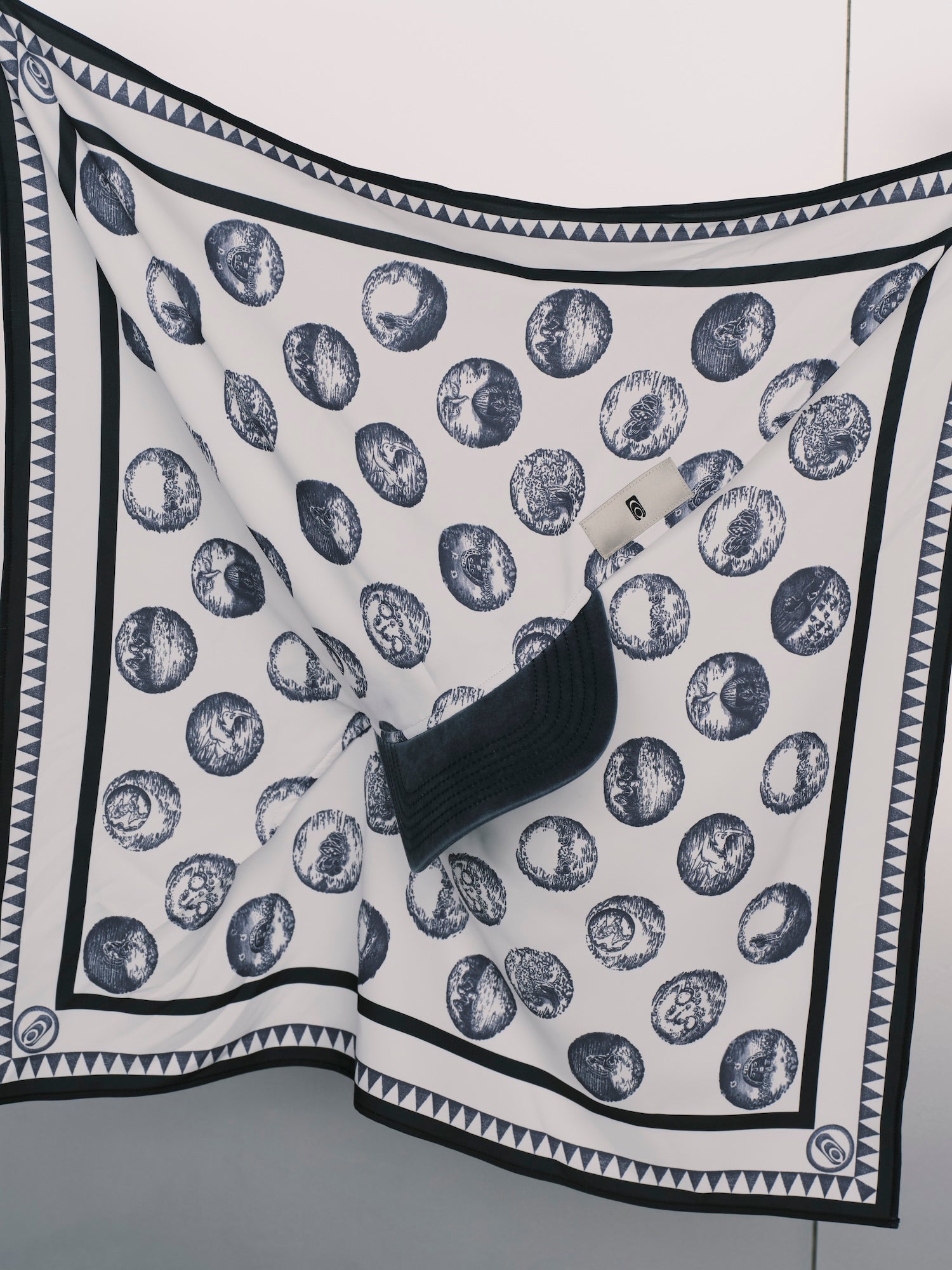 “African Astrology” Self-Tie Scarf Cap