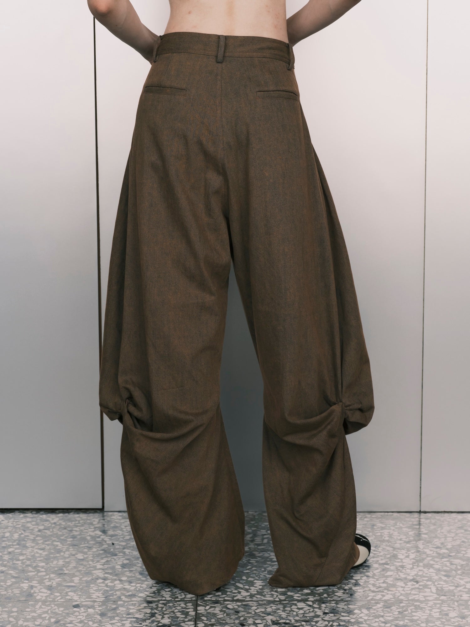 Kanga-Knotted Washed Jeans