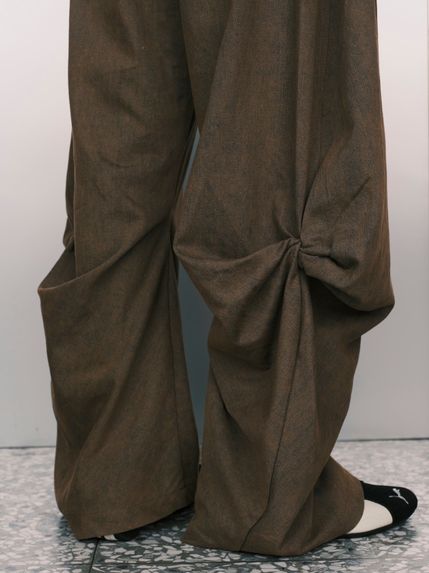 Kanga-Knotted Washed Jeans