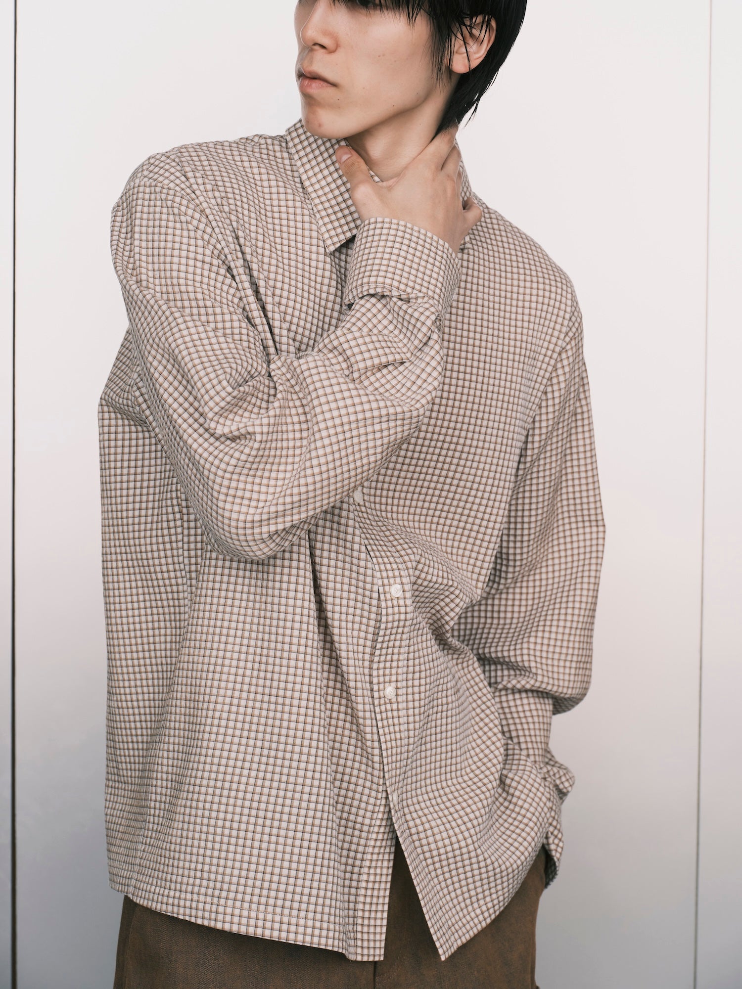 Checked Cotton Shirt