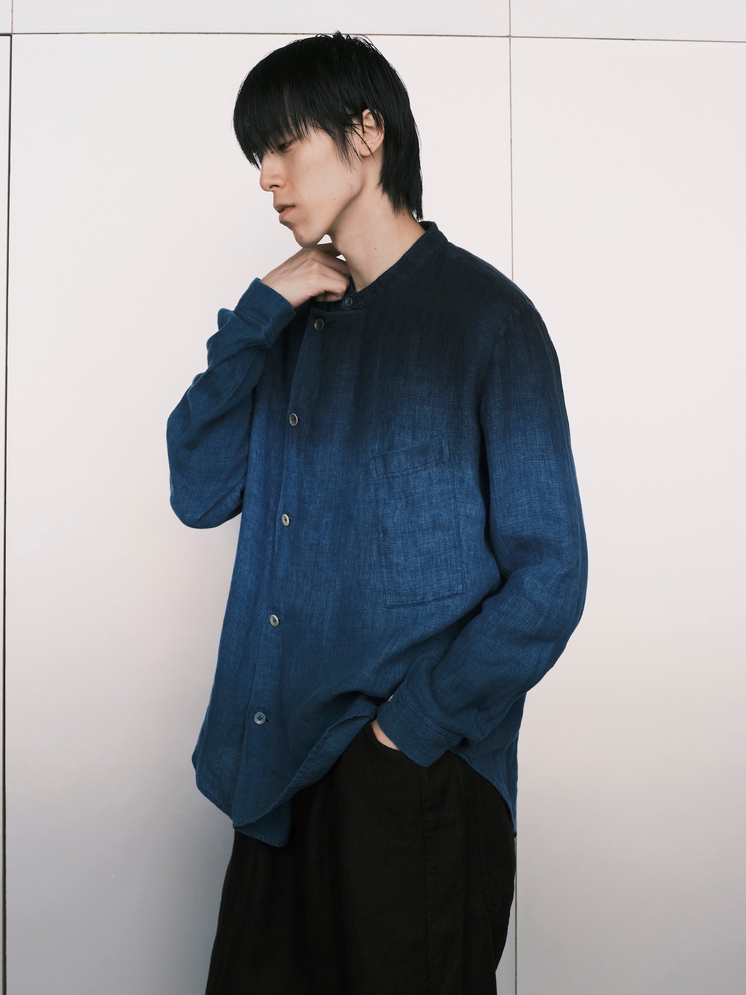 Gradient Dyeing Shirt