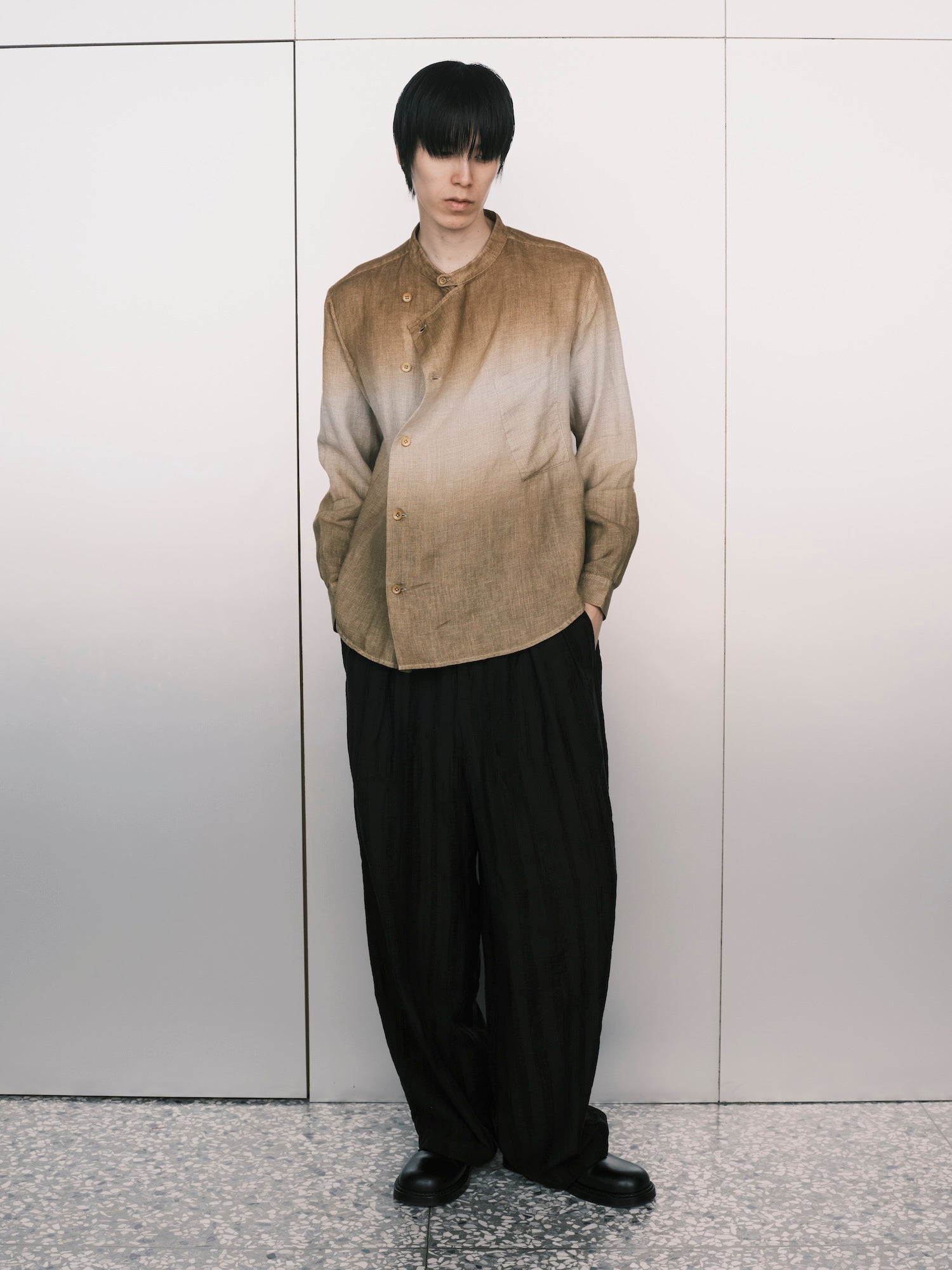 Gradient Dyeing Shirt