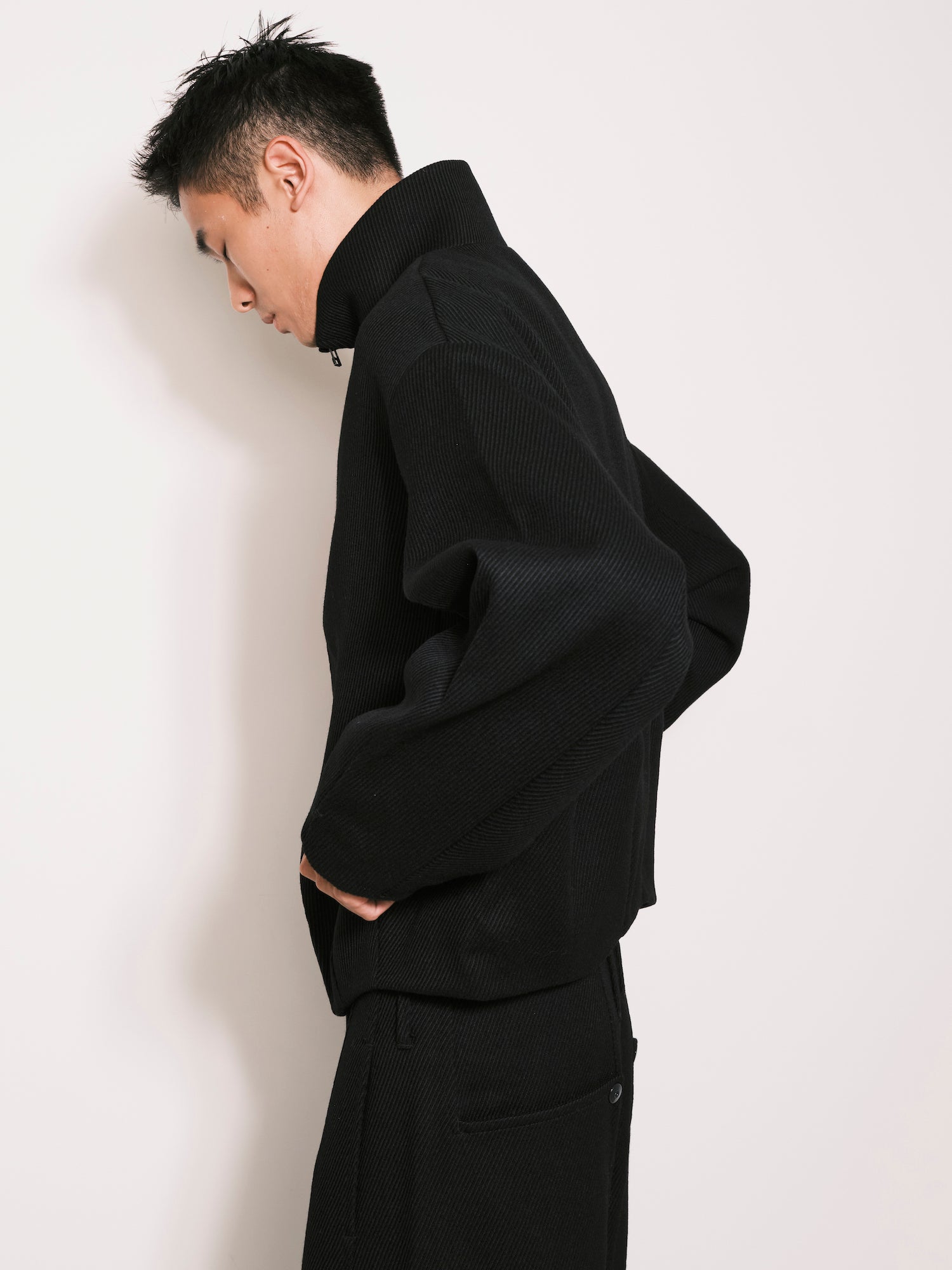 Stand Collar Bud Blouson