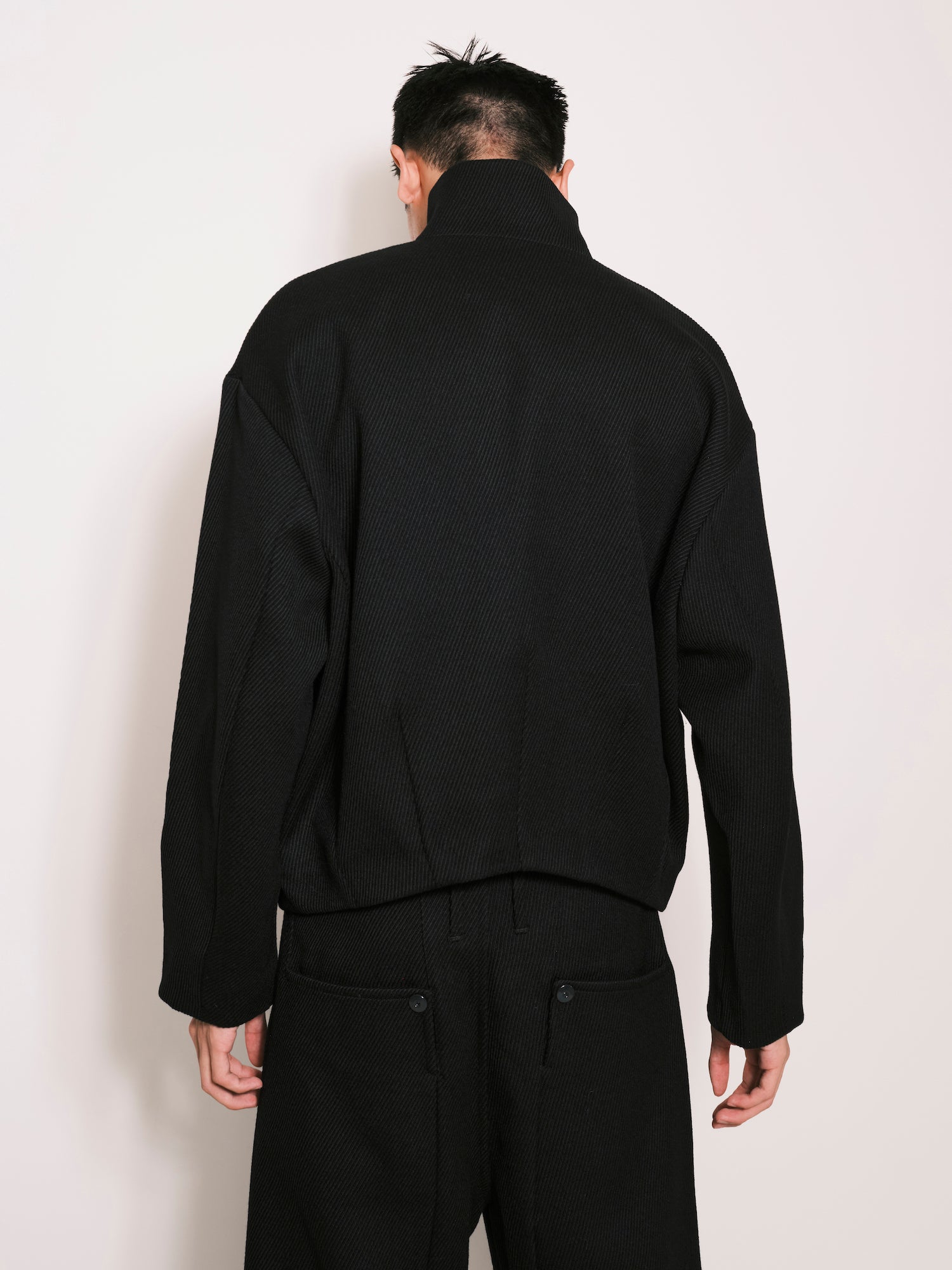 OMAR AFRIDI / Stand Collar Bud Blouson - Road Sign