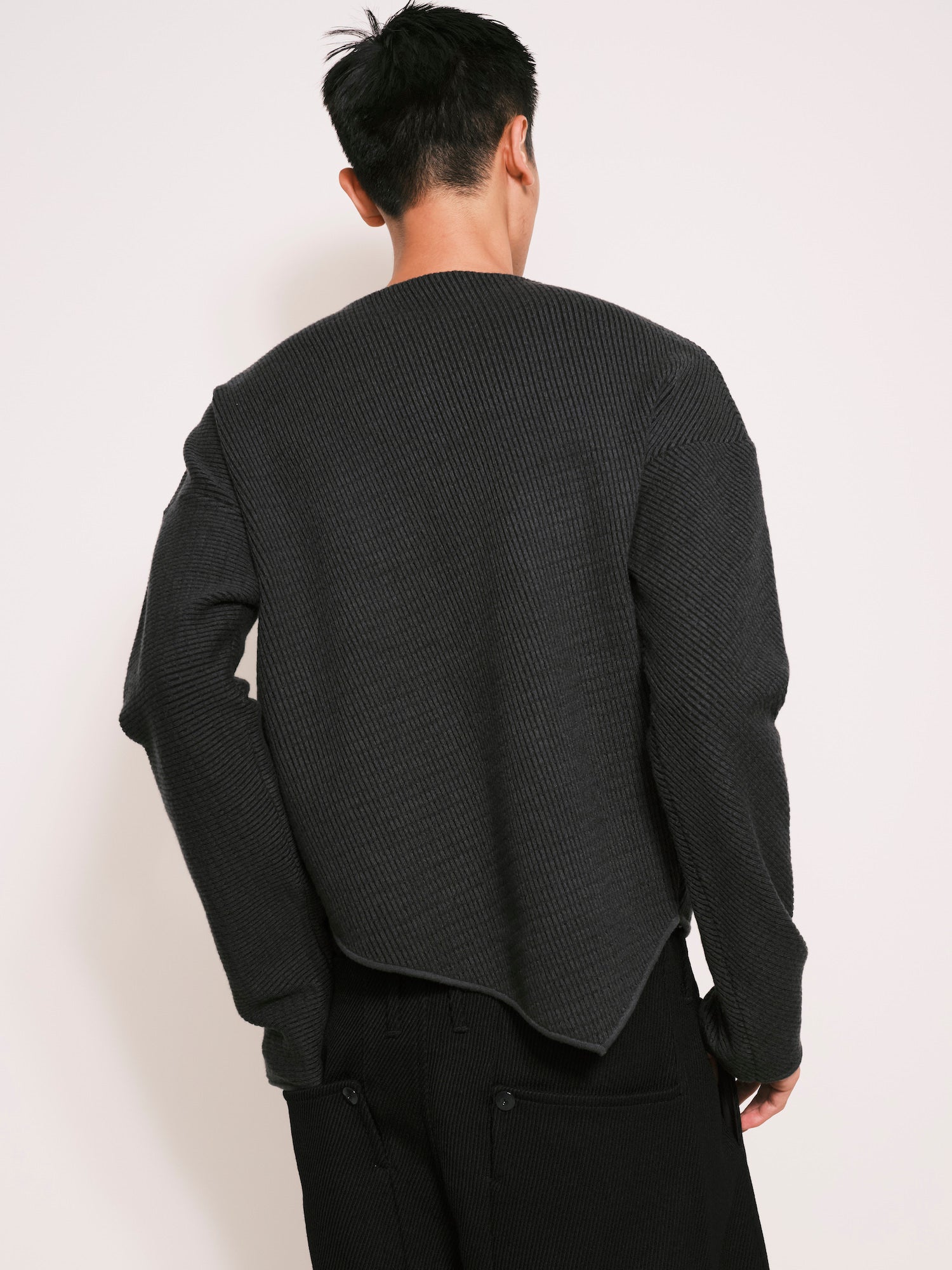 Slanted Crewneck Jumper