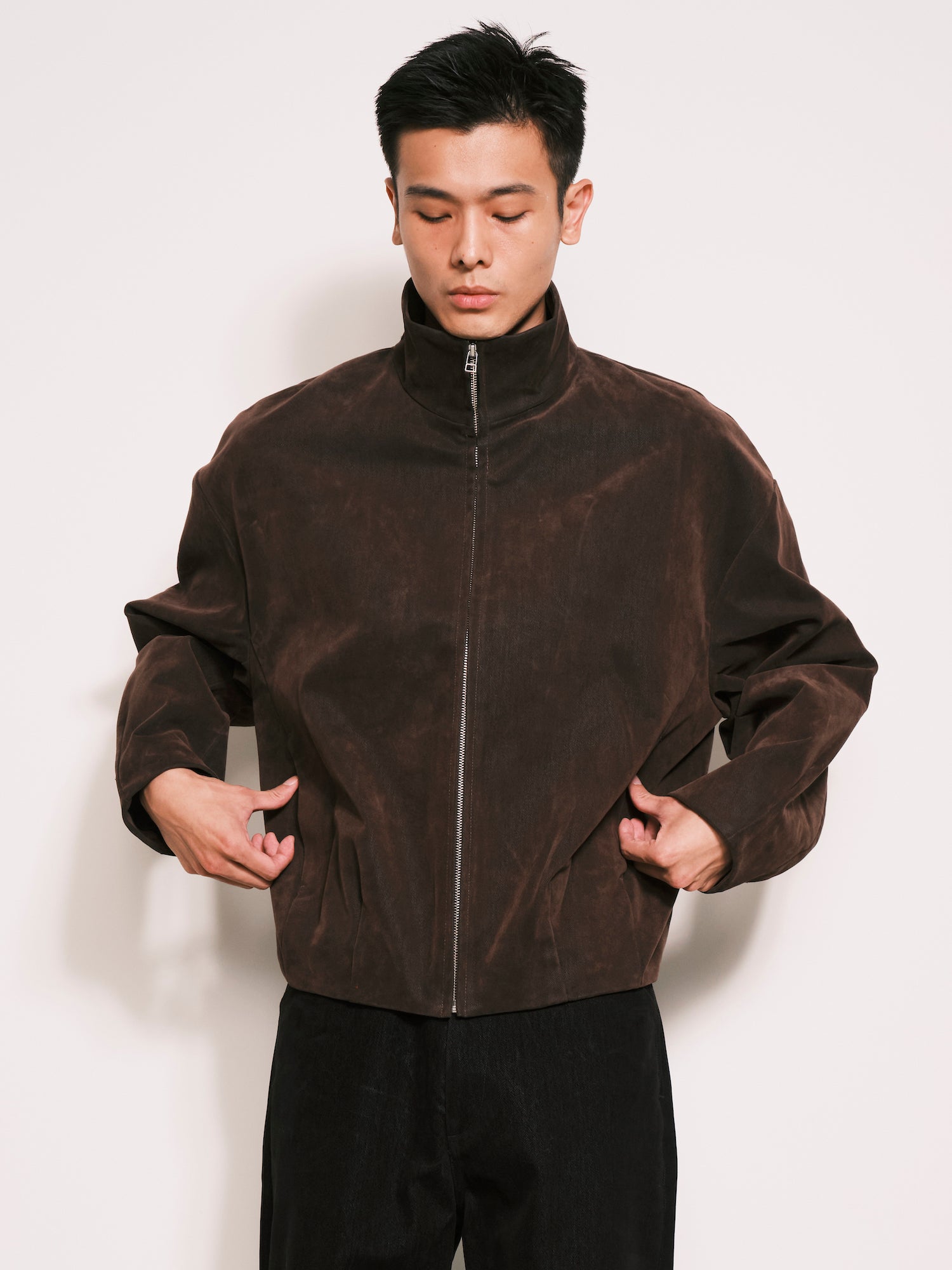 Stand Collar Bud Blouson