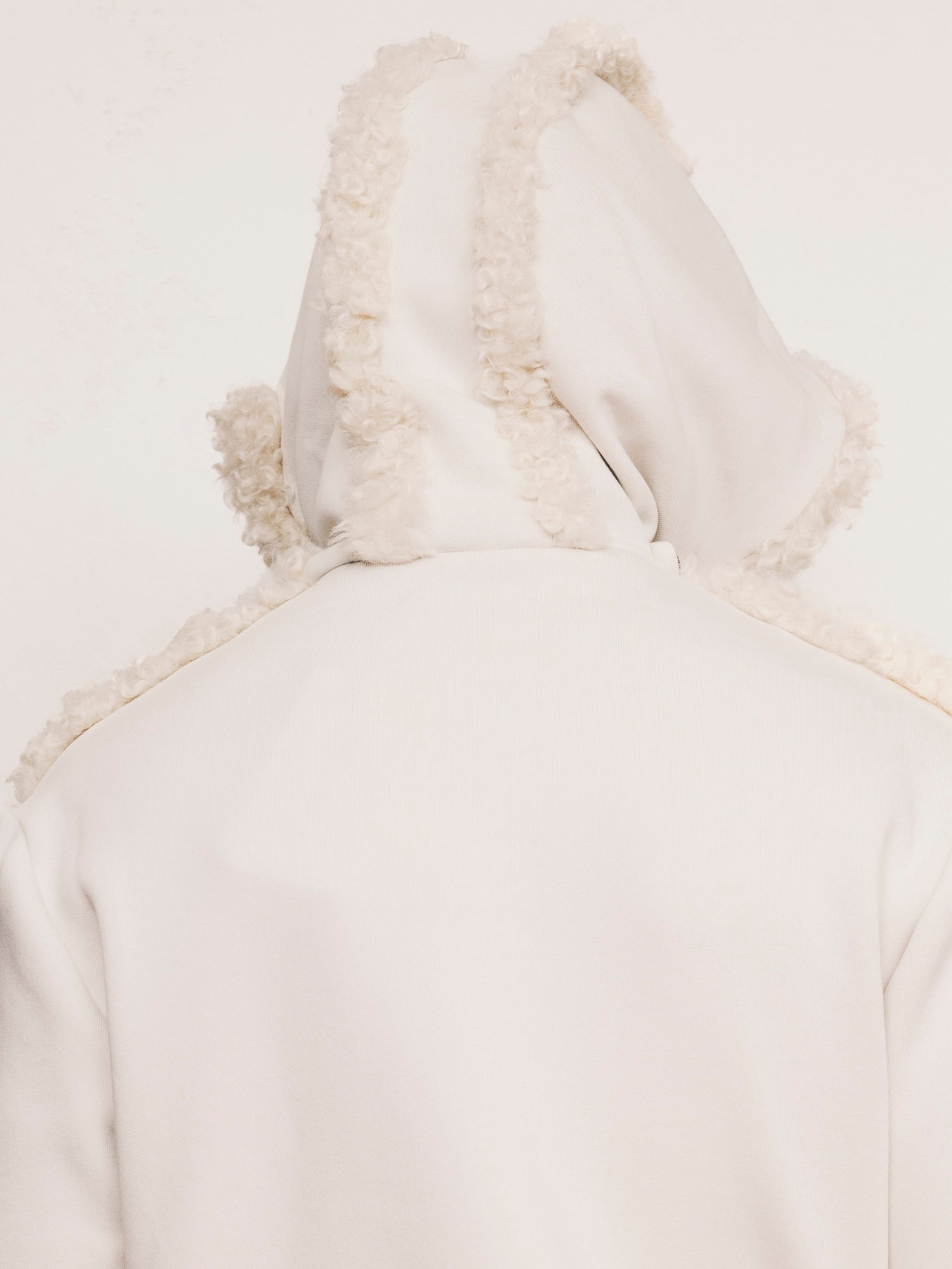 Faux Fur Zip Up Hoodie