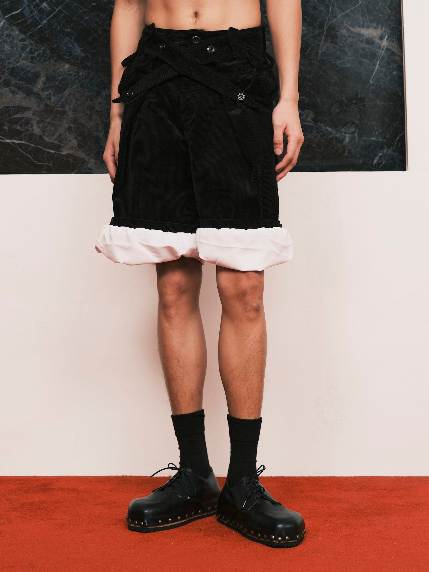 Cross Swords Corduroy Shorts