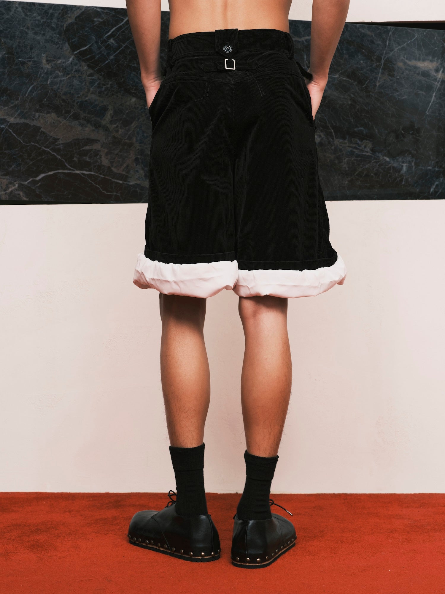 Cross Swords Corduroy Shorts