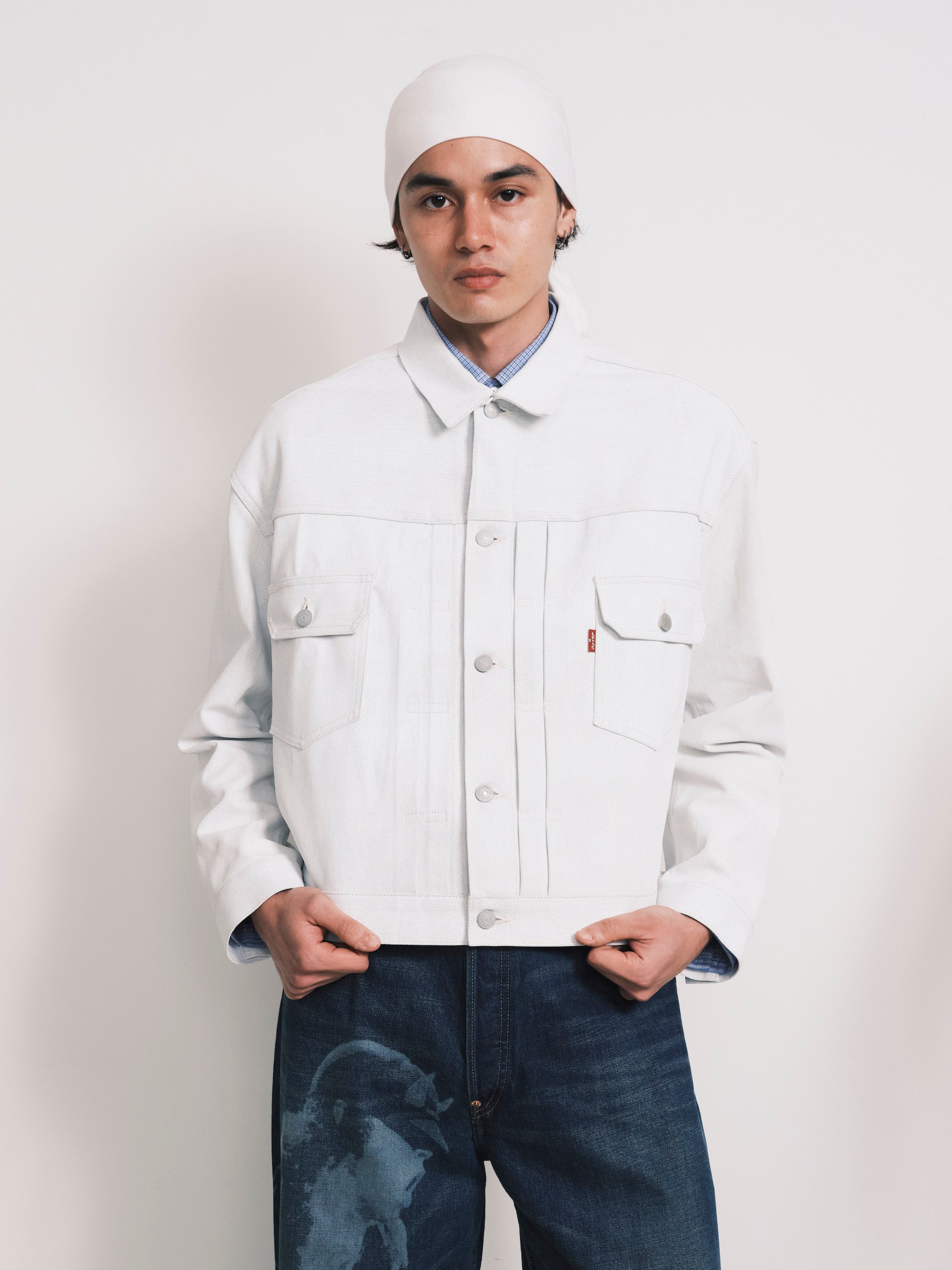 Off White x Levi's Denim Jean Jacket Virgil Abloh | eBay