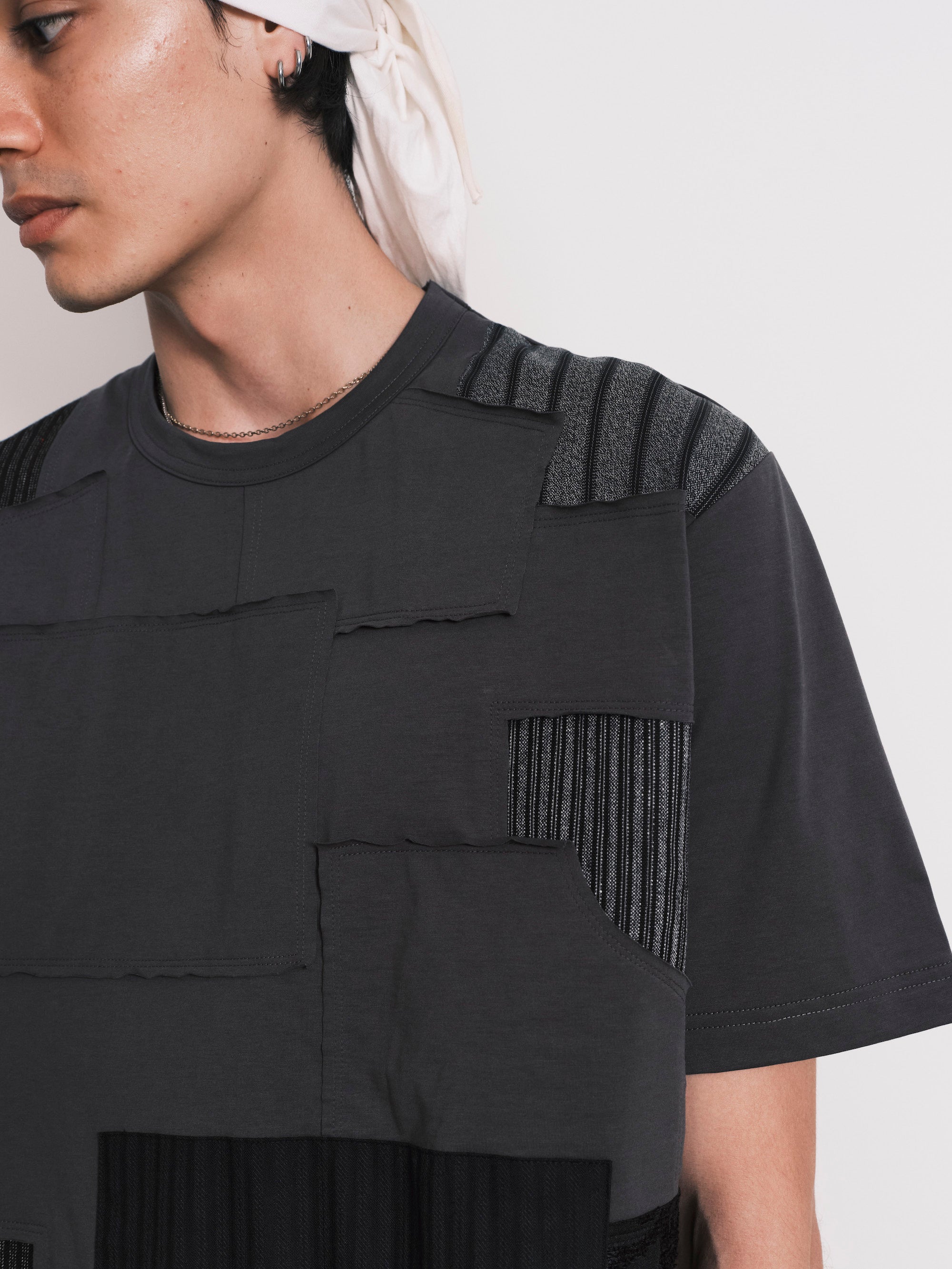 JUNYA WATANABE / Patchwork T-Shirt - Road Sign