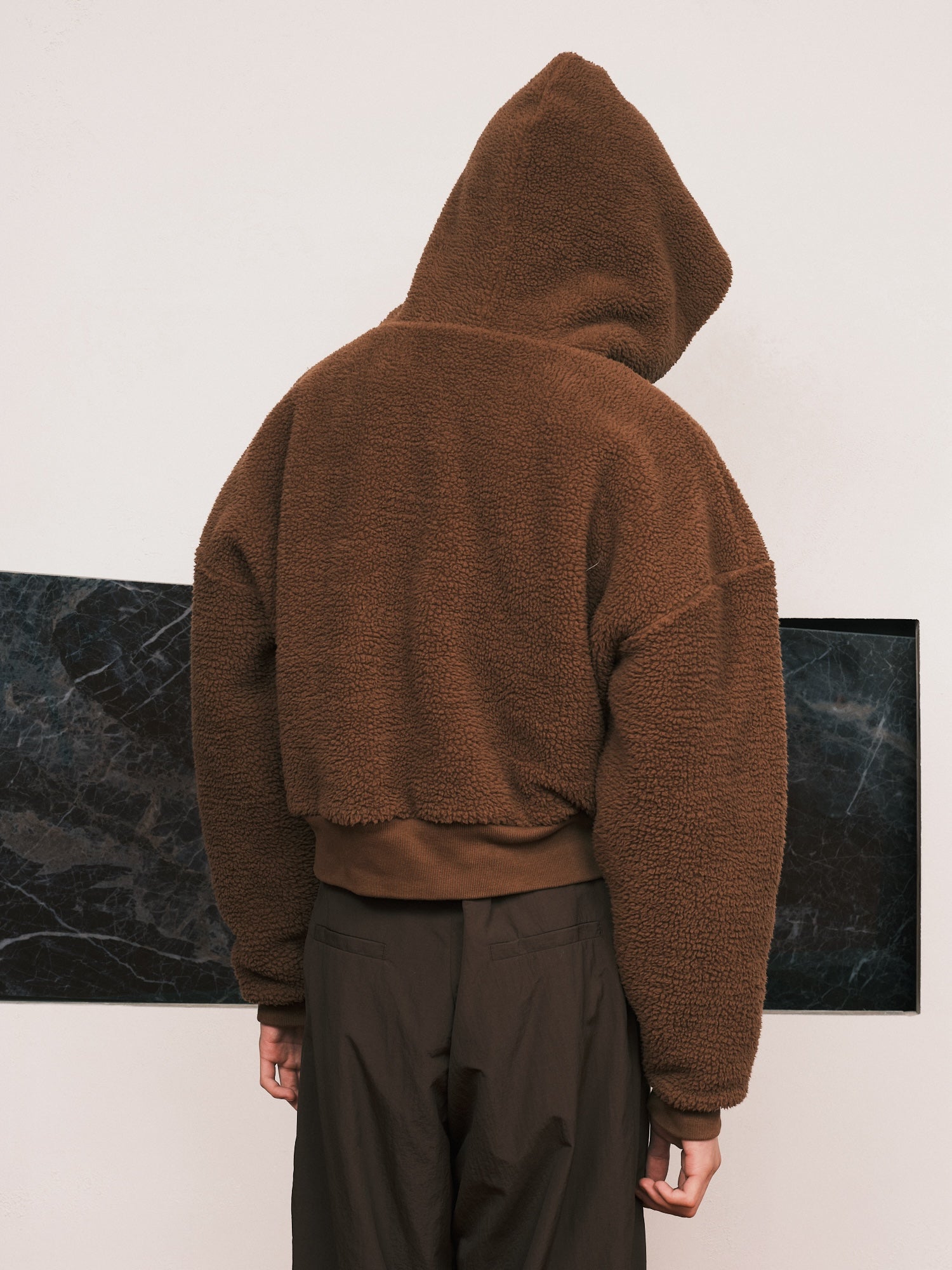 Terry Fleece Zipped Hoodie