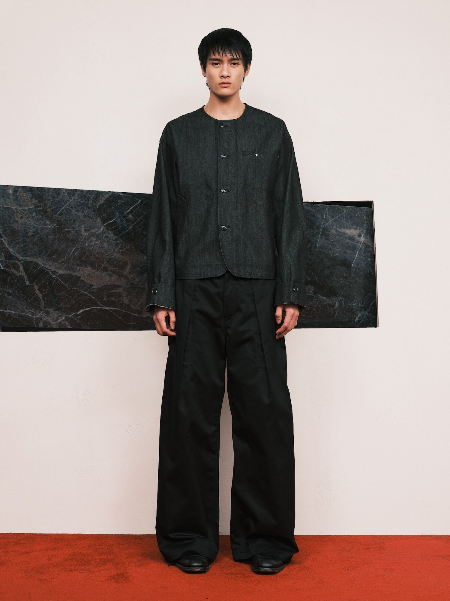 1DS Flatneck Denim Jacket