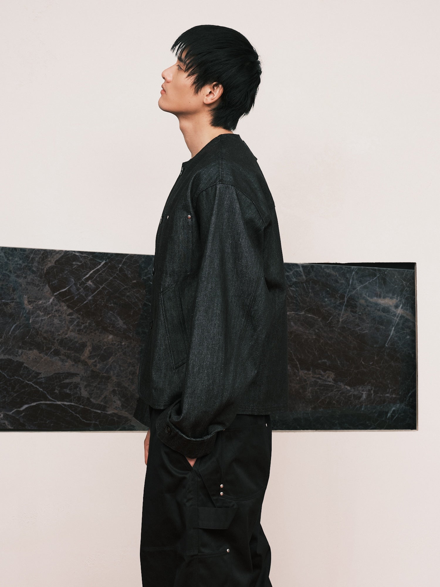 1DS Flatneck Denim Jacket