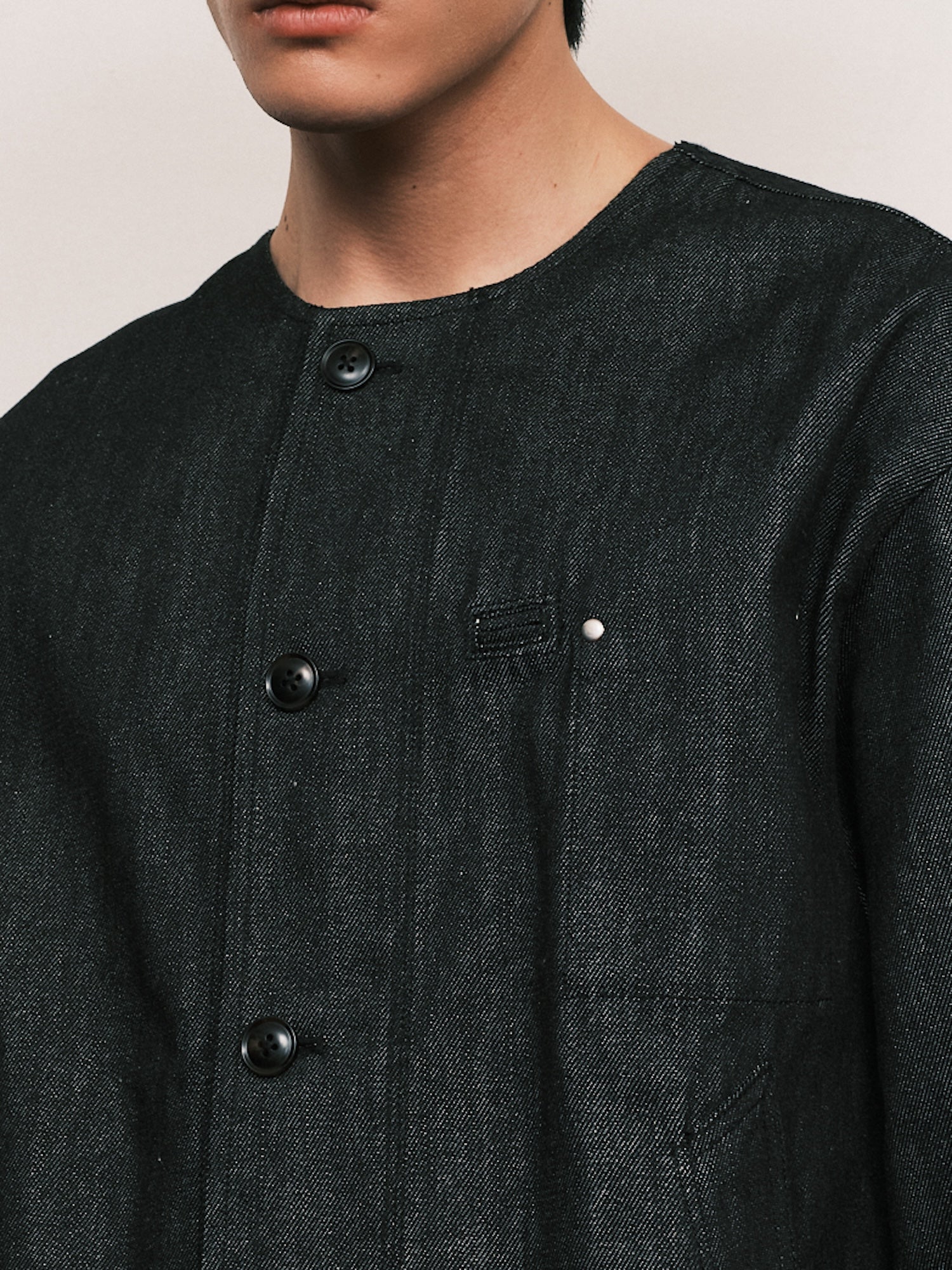 1DS Flatneck Denim Jacket