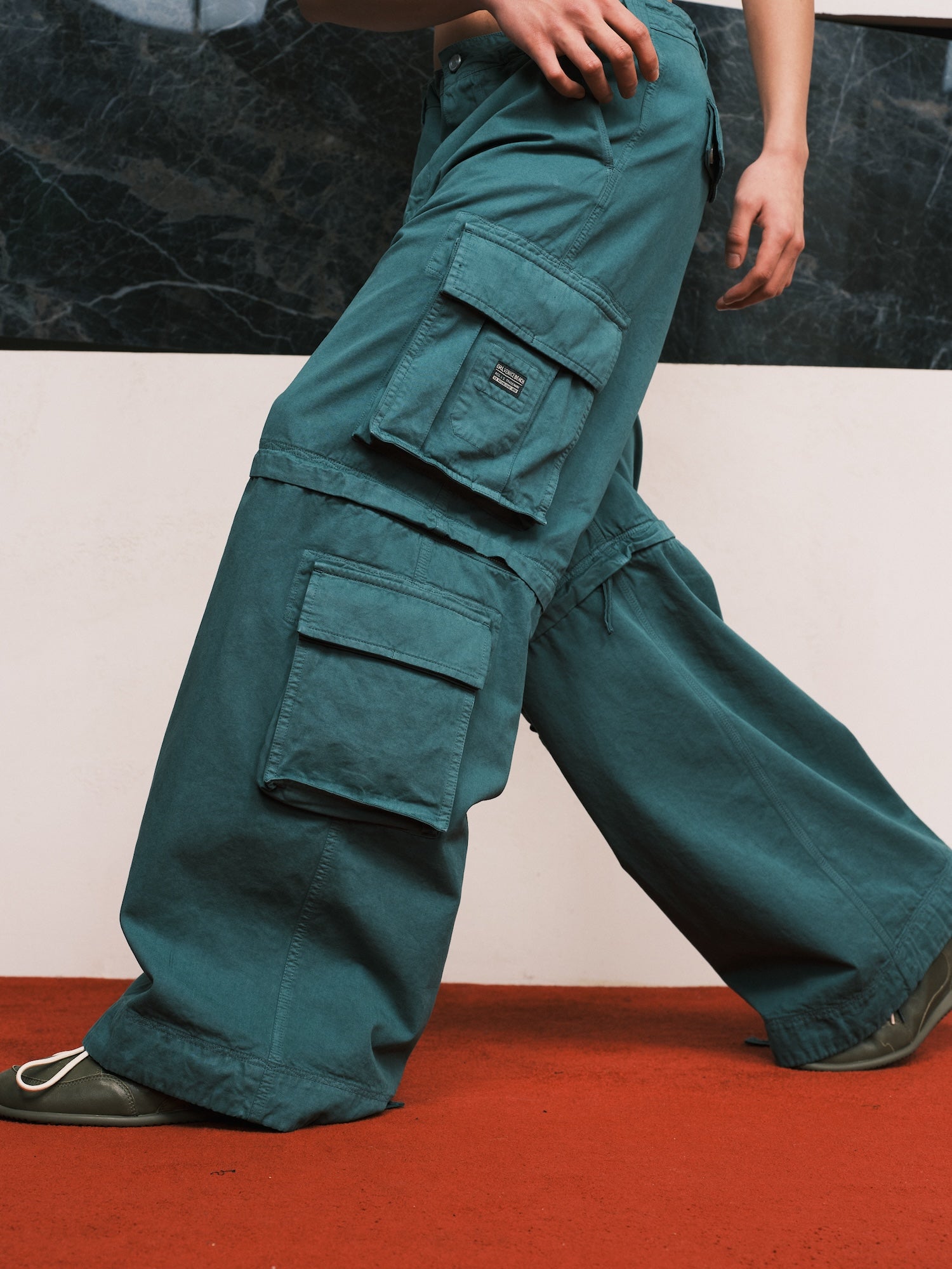 パンツ ERL UNISEX ZIP-OFF CARGO PANTS Size M ERL Zip-Off Cargo Pants Green – ESSXNYC