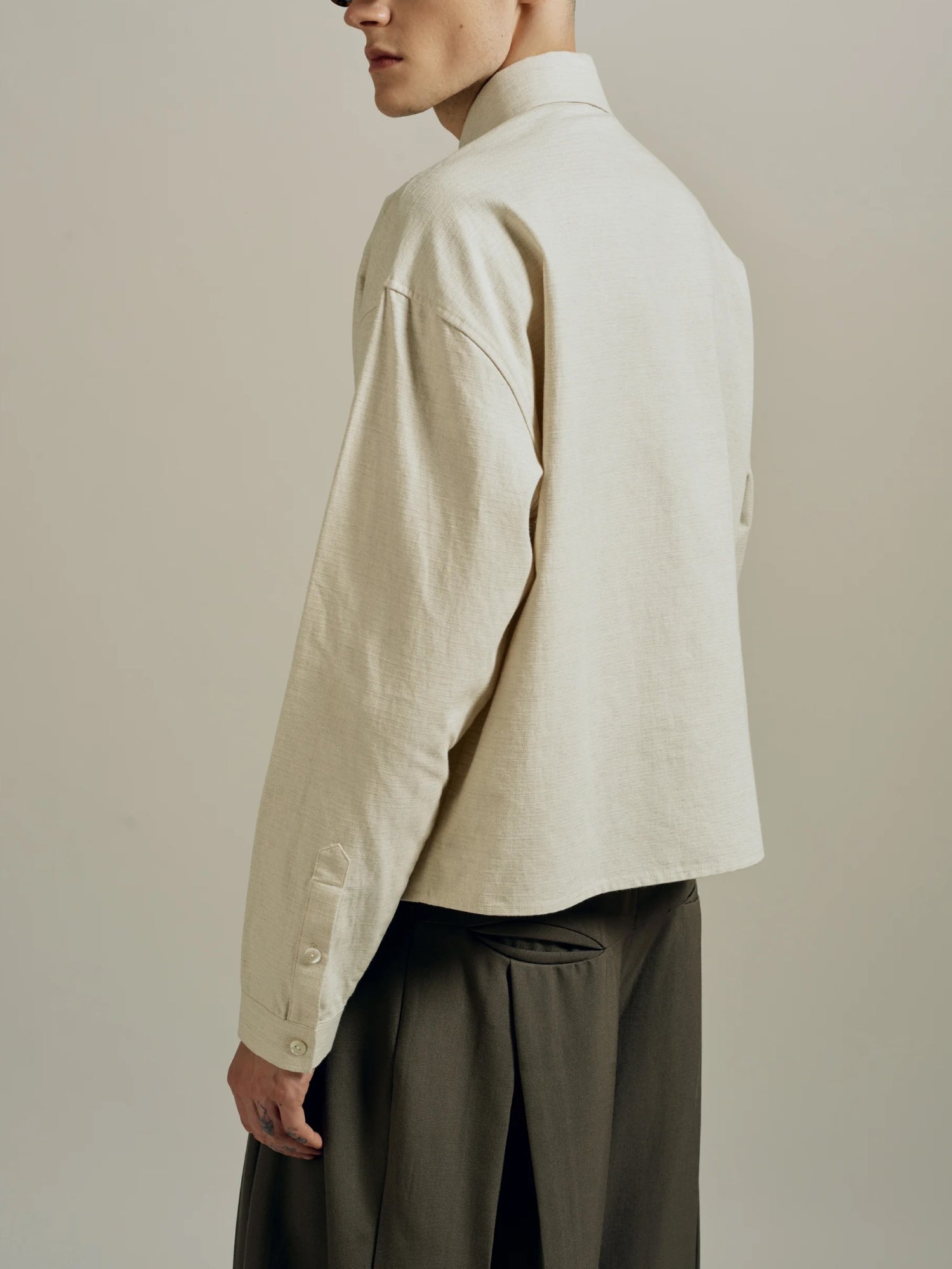 NAMESAKE】NASH AF1 LS SHIRT / S