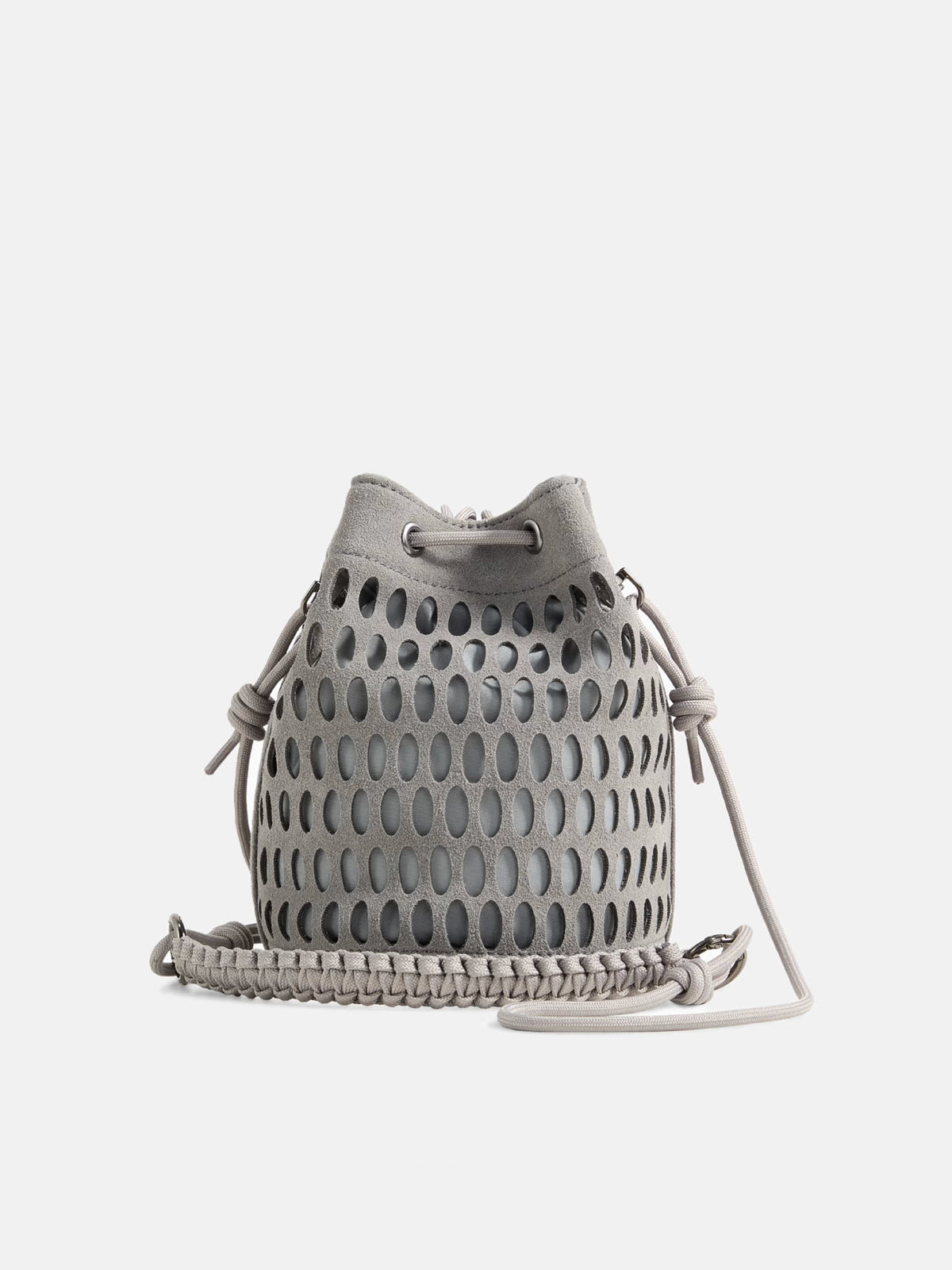 Lattice Bucket Bag