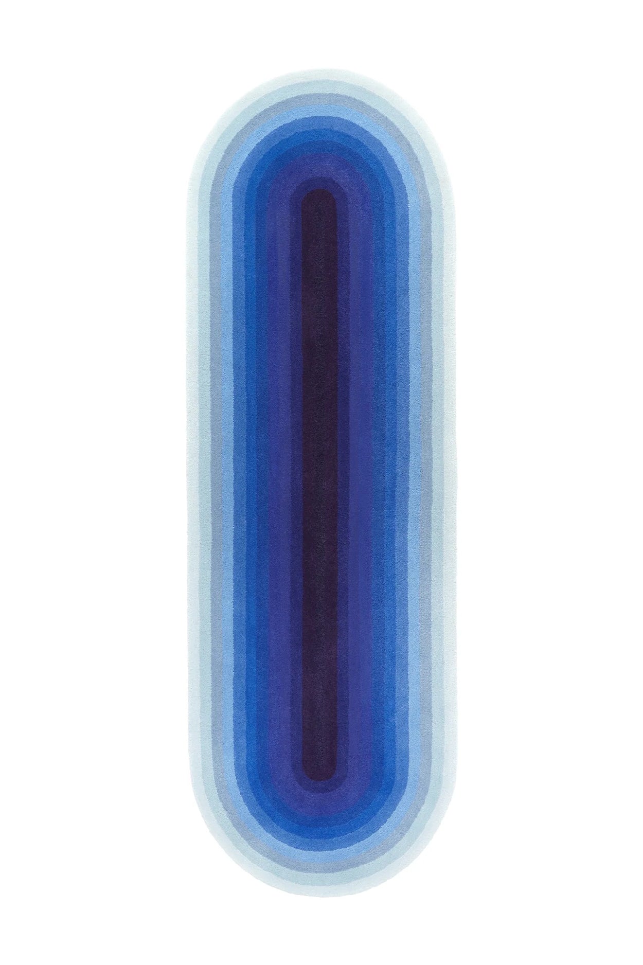 Archway Runner Rug Blue