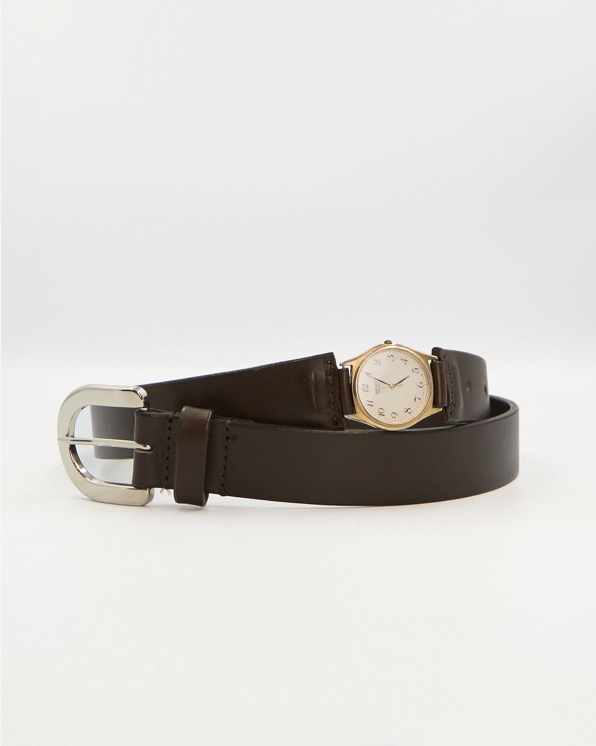 Vintage Watch Wide Belt