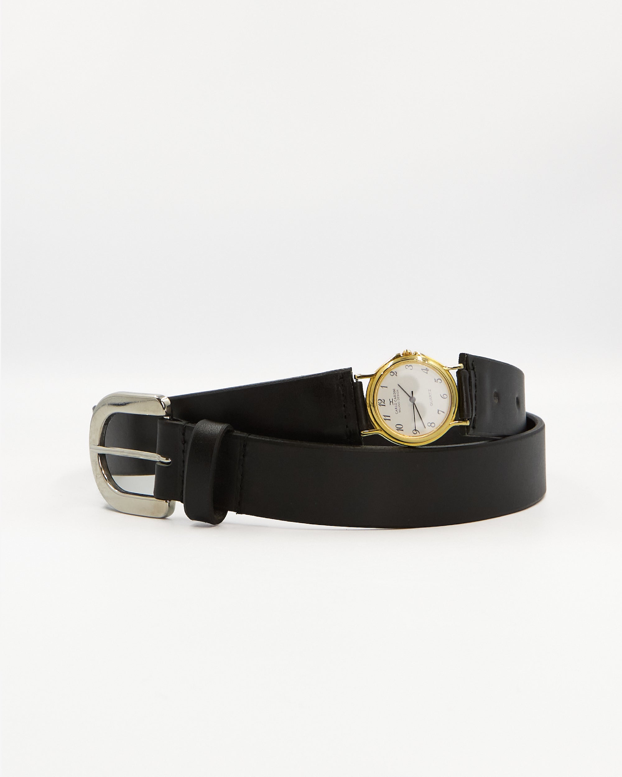 Vintage Watch Wide Belt