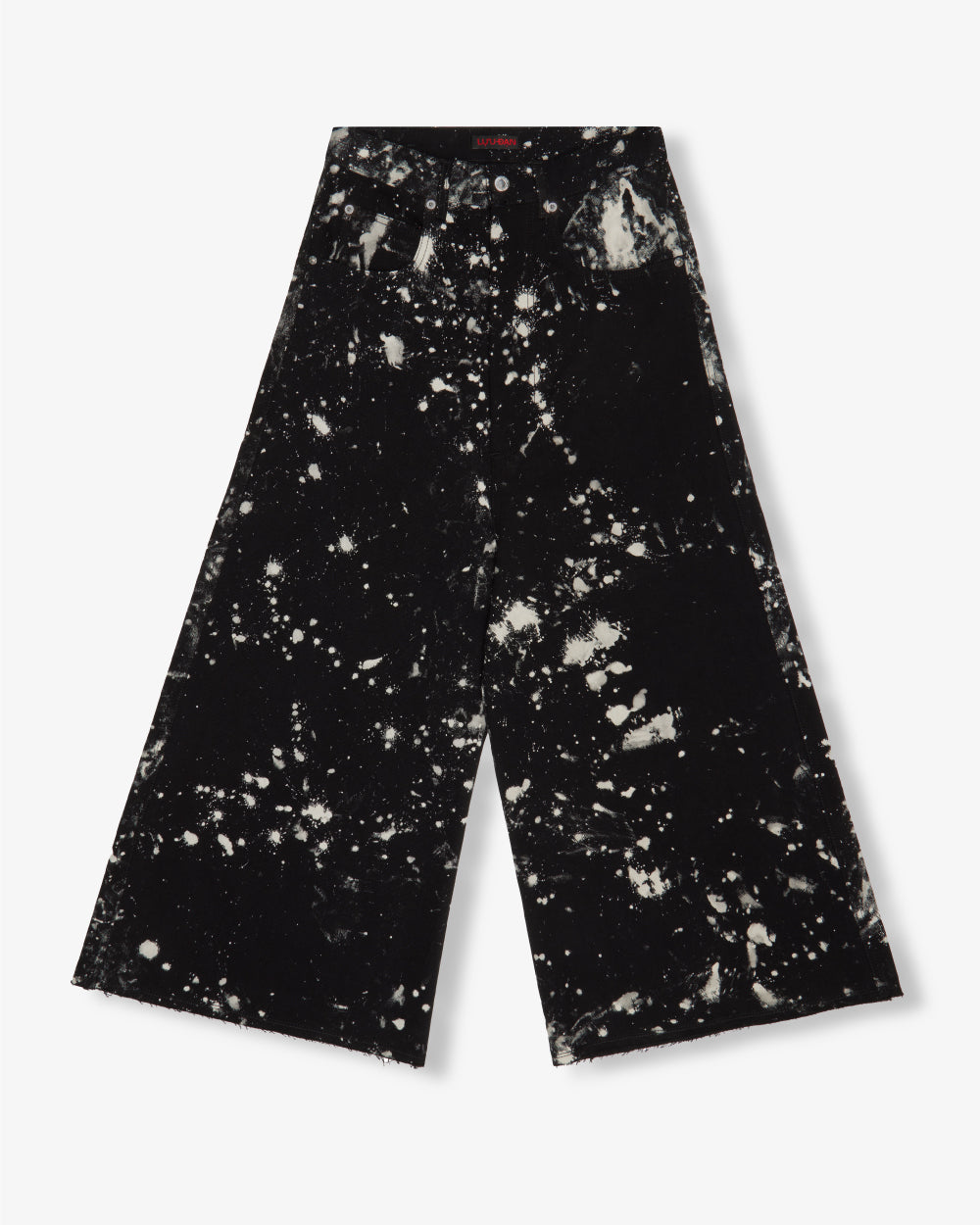 BLEACHED WIDE CROPPED JEAN