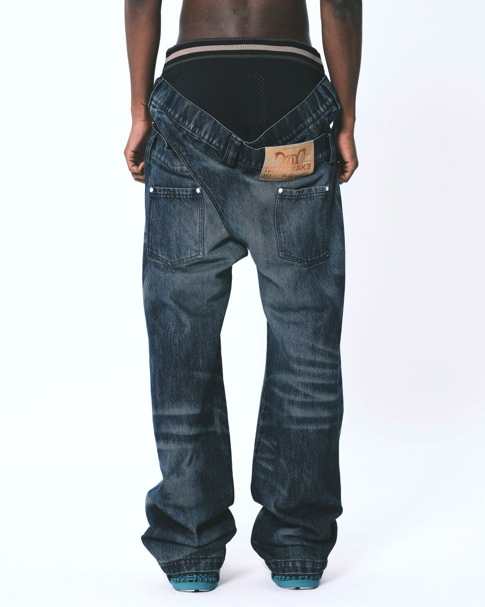 Del Cross Over Low Ride Jeans